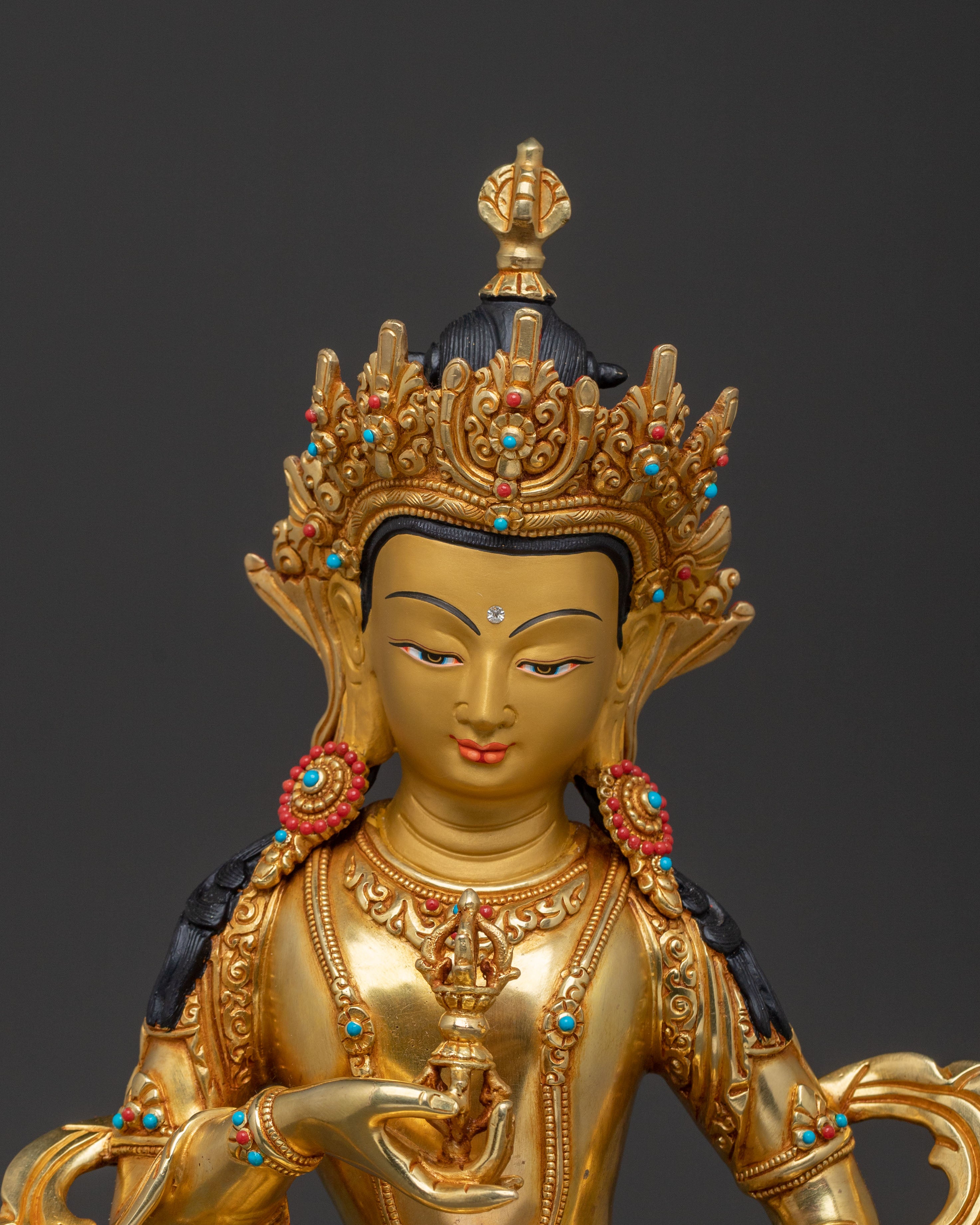 Vajrasattva Buddha: Exquisite Nepalese Sculpture