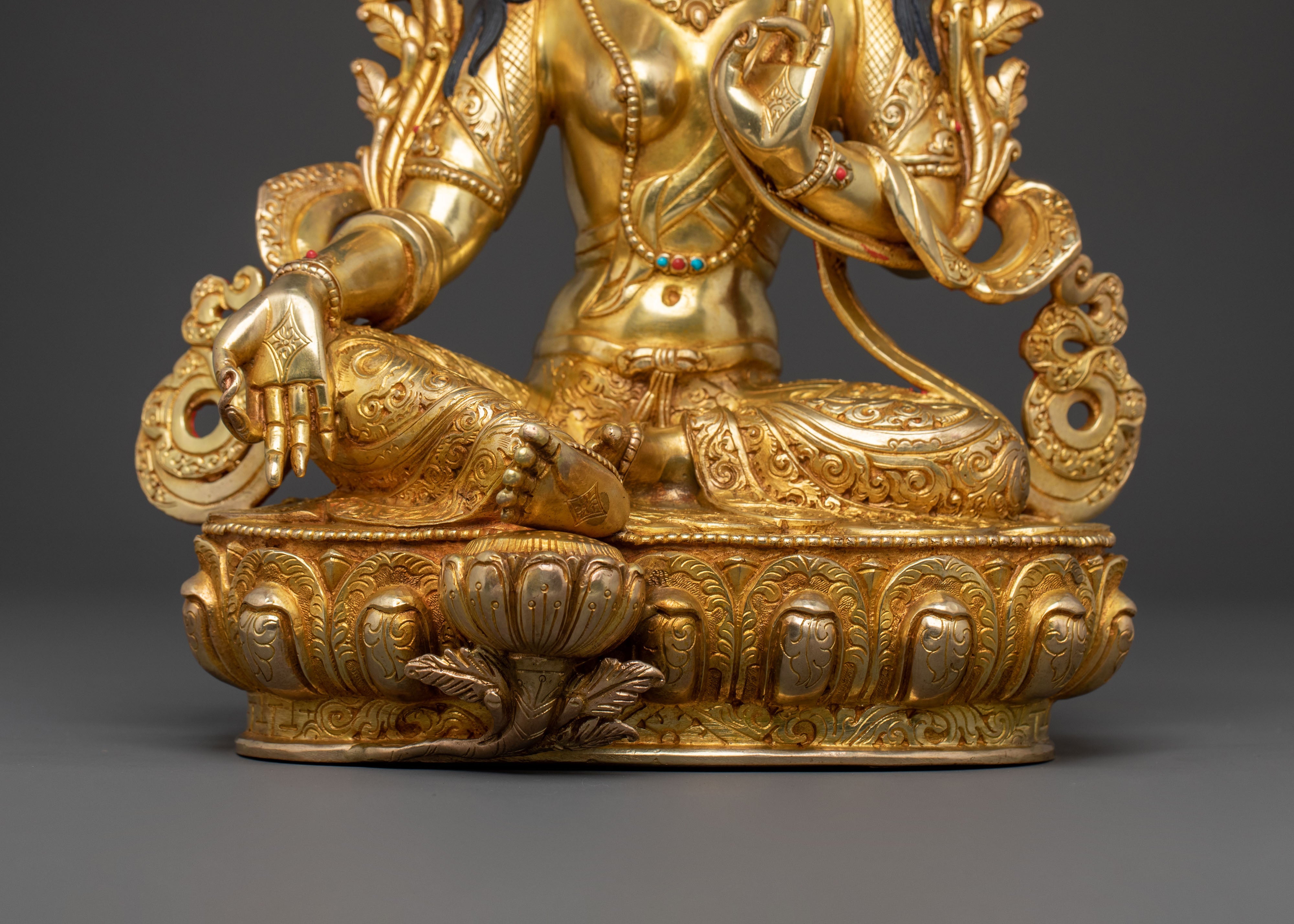 Green Tara Buddhist Statue | Sacred Figure