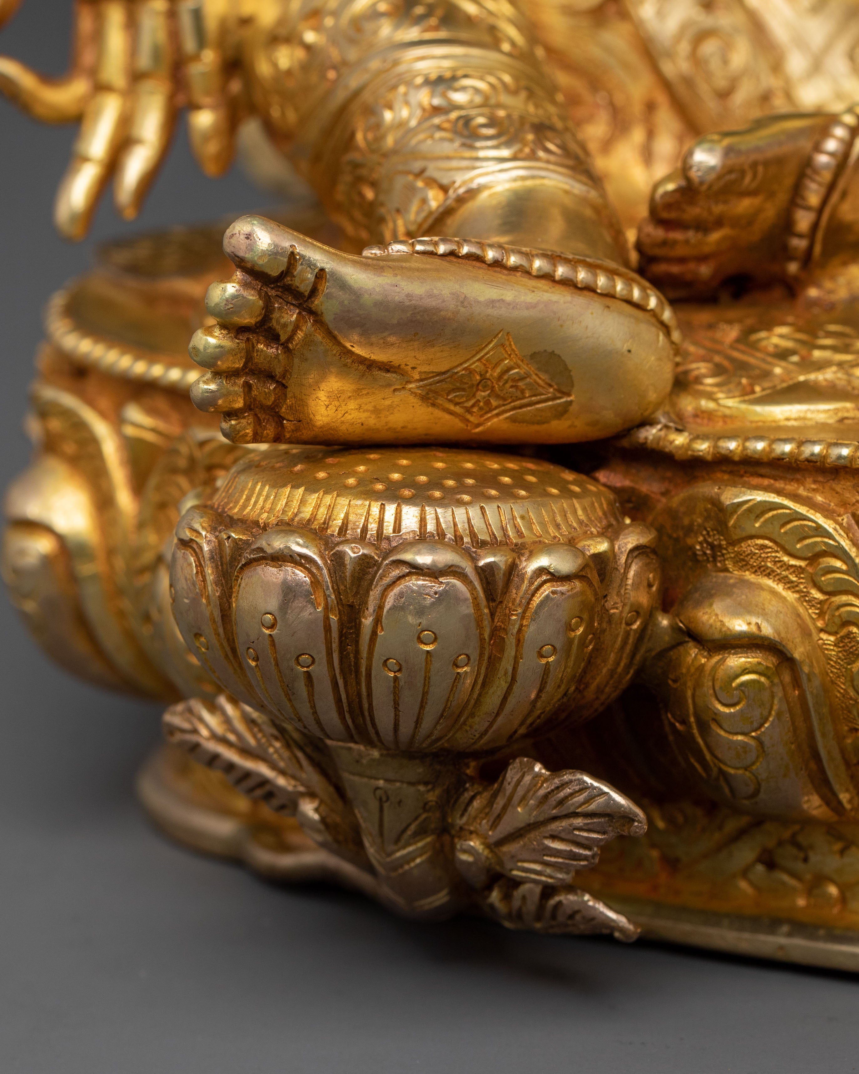 Green Tara Buddhist Statue | Sacred Figure
