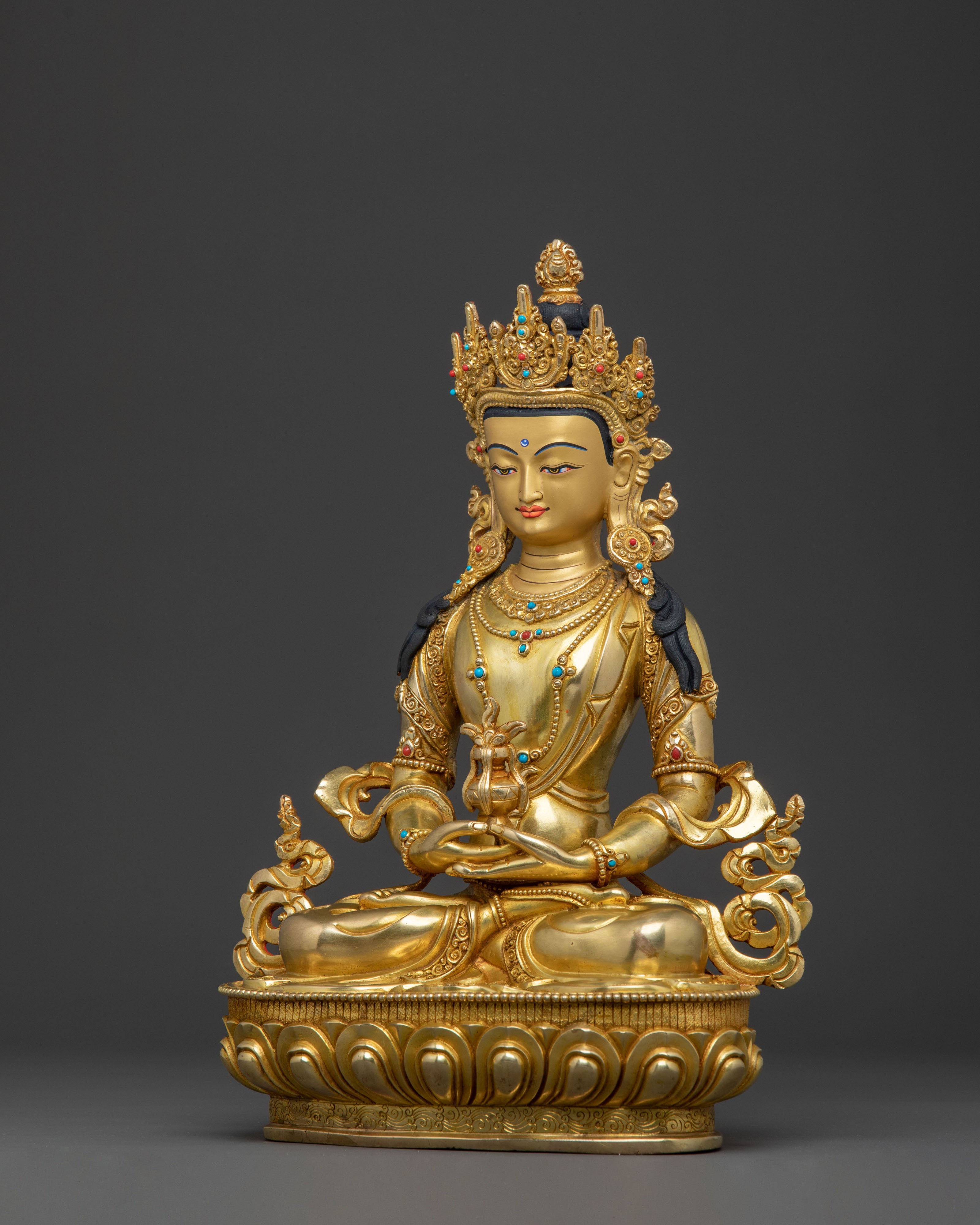 Radiant Amitayus Spiritual Statue | Longevity Icon