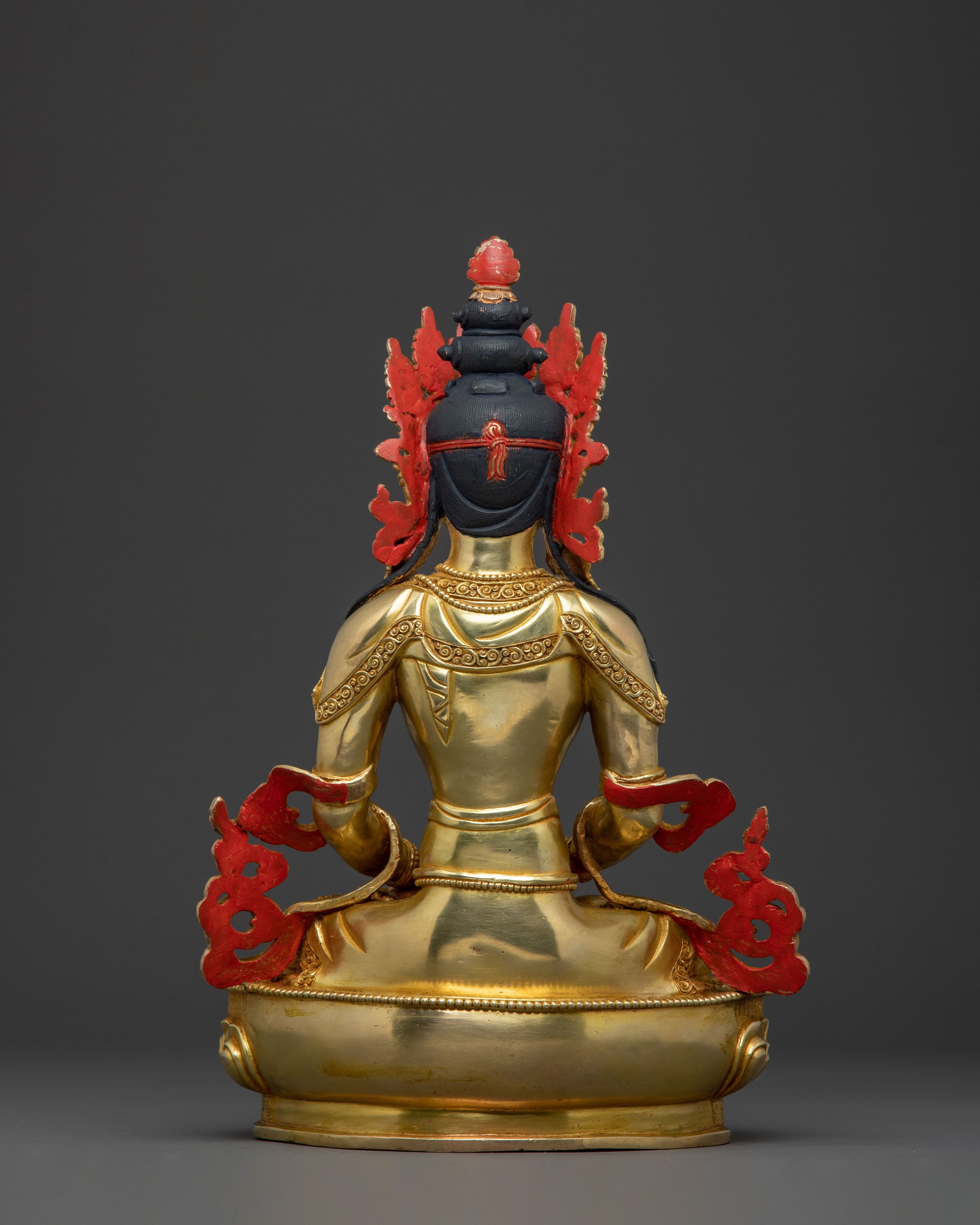 Radiant Amitayus Spiritual Statue | Longevity Icon