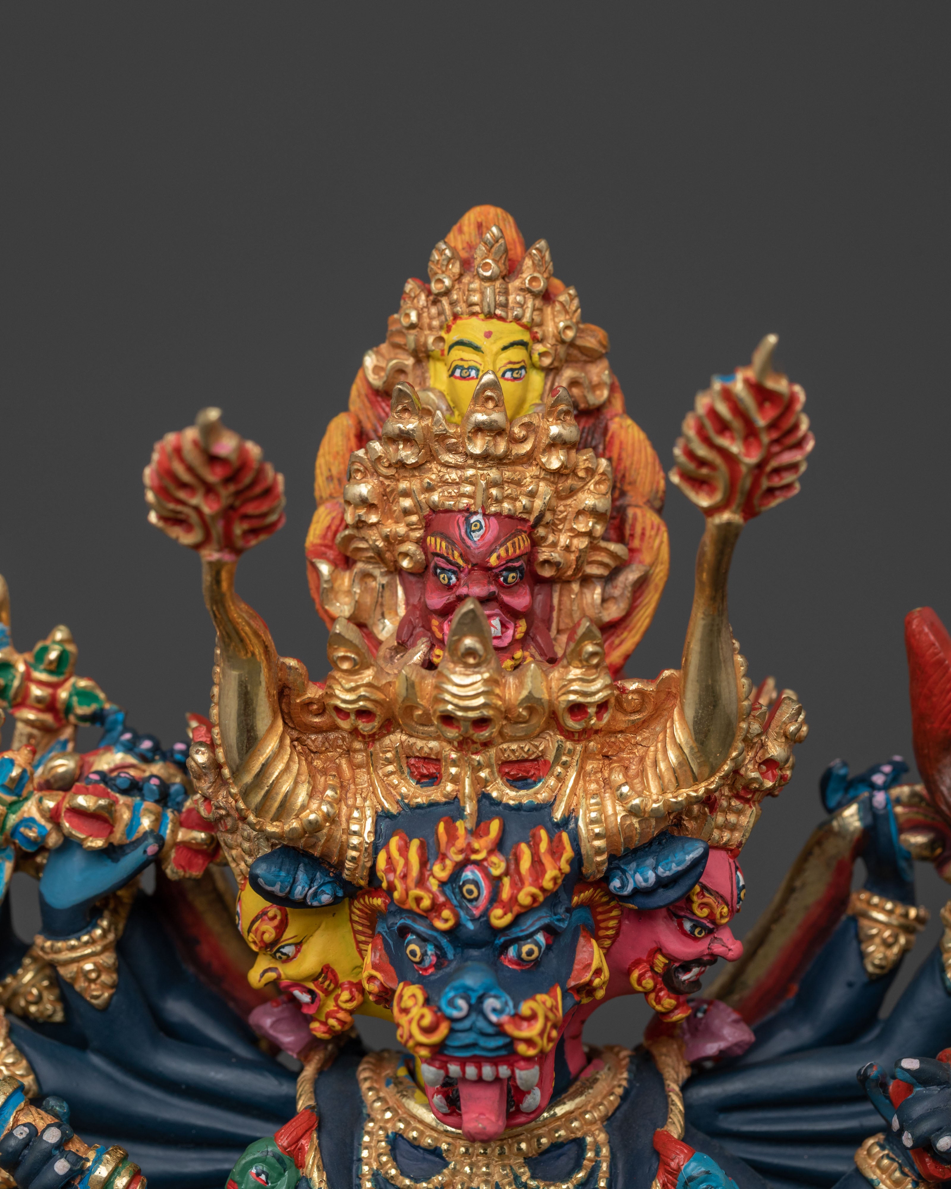 Yamantaka Sacred Statue for Altar Home Decor