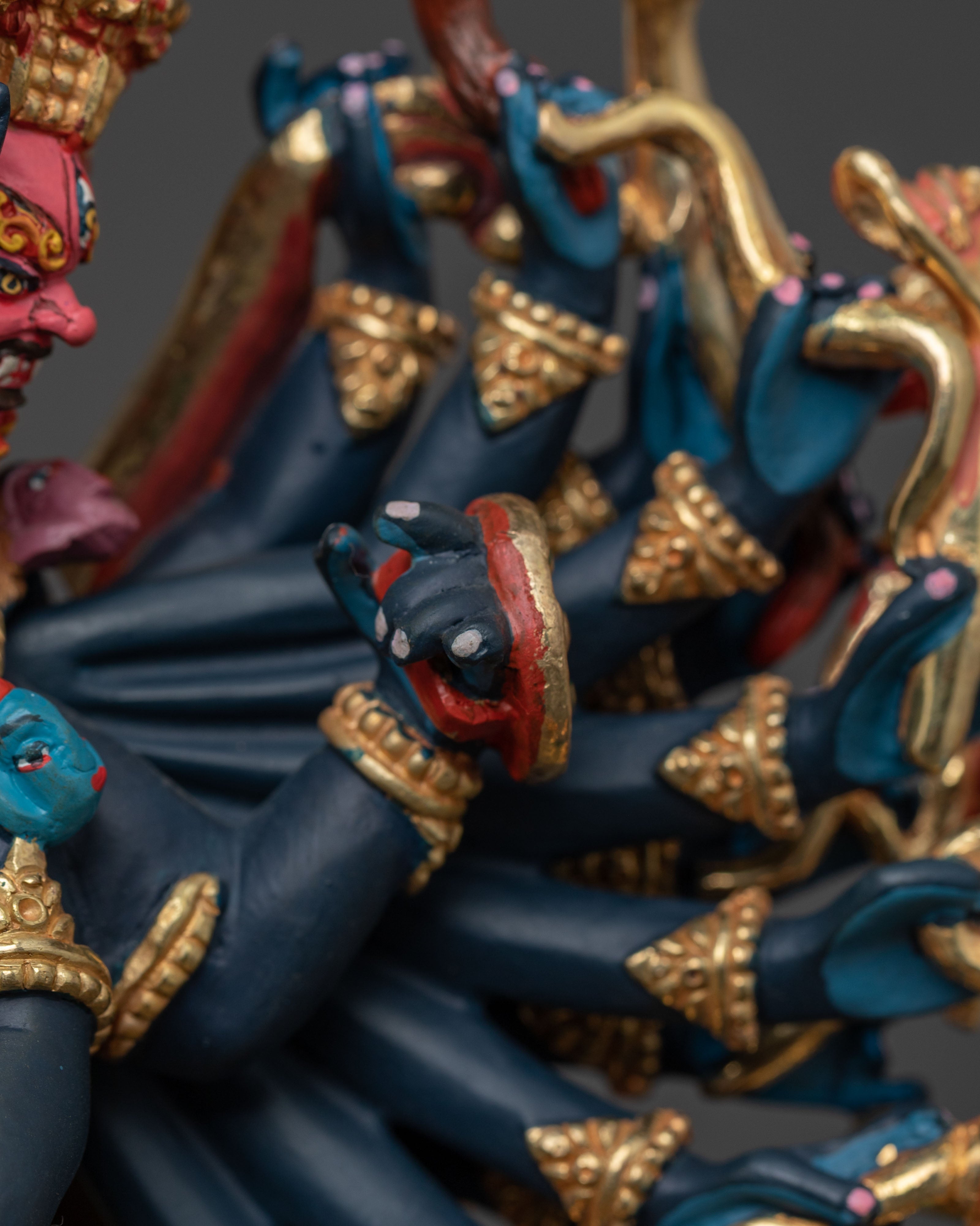 Yamantaka Sacred Statue for Altar Home Decor