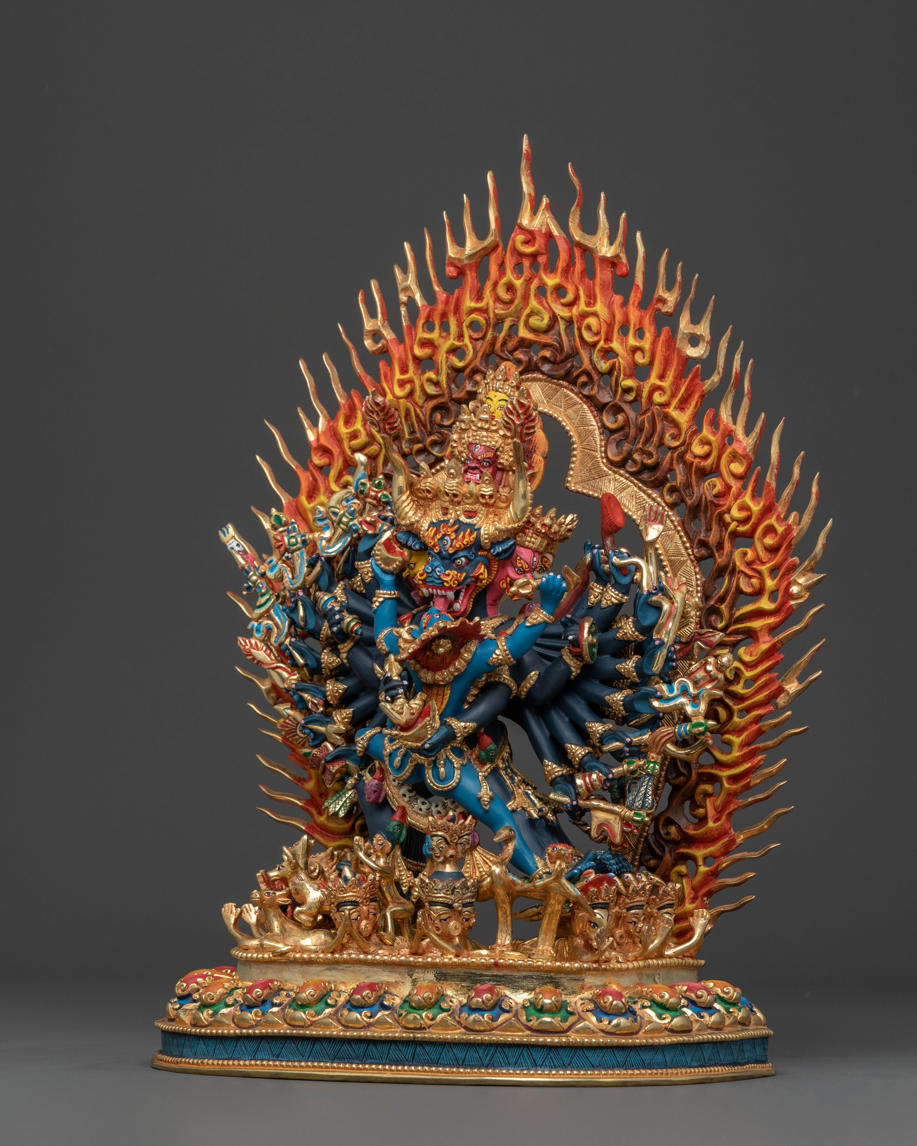 Yamantaka Sacred Statue for Altar Home Decor