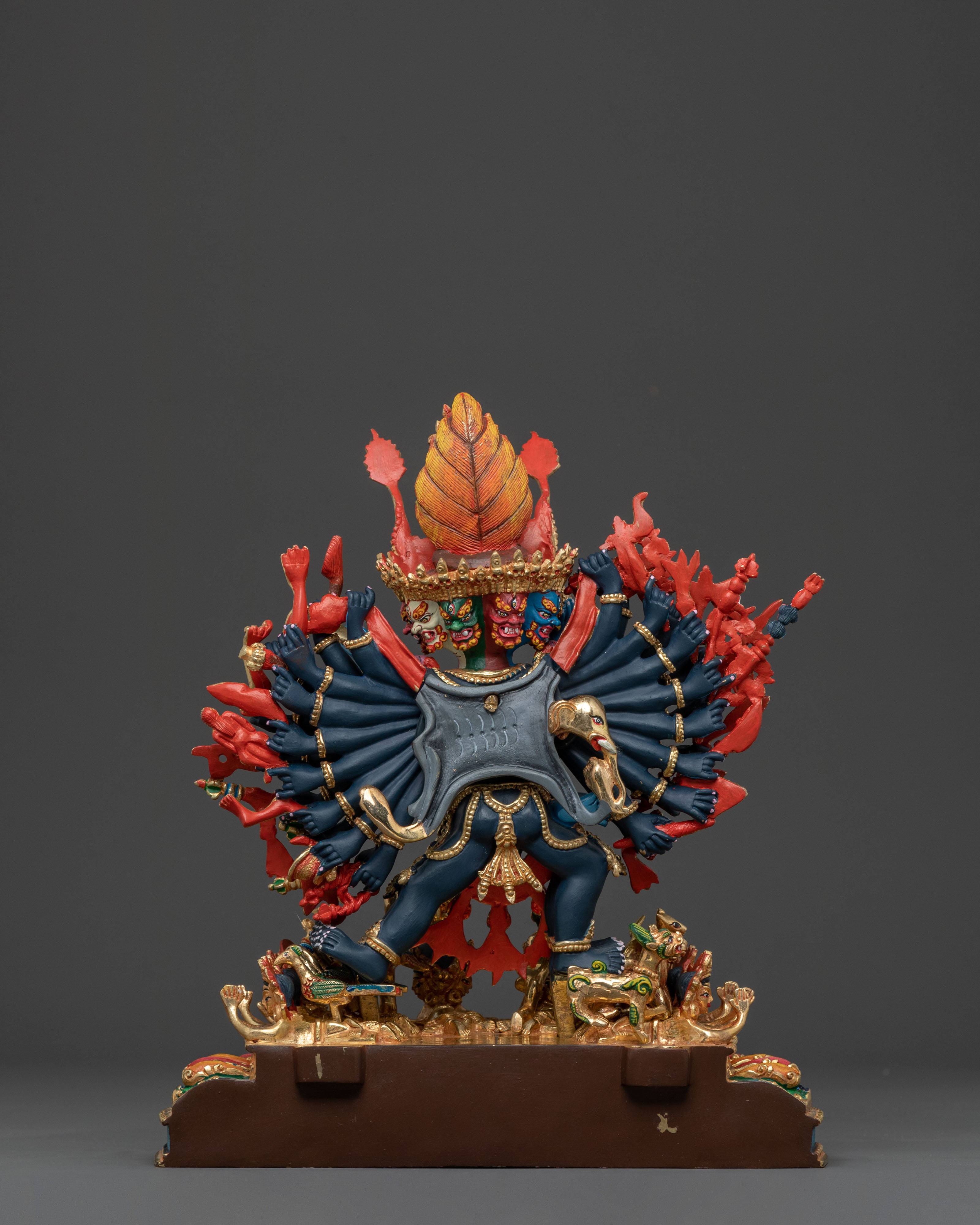 Yamantaka Sacred Statue for Altar Home Decor