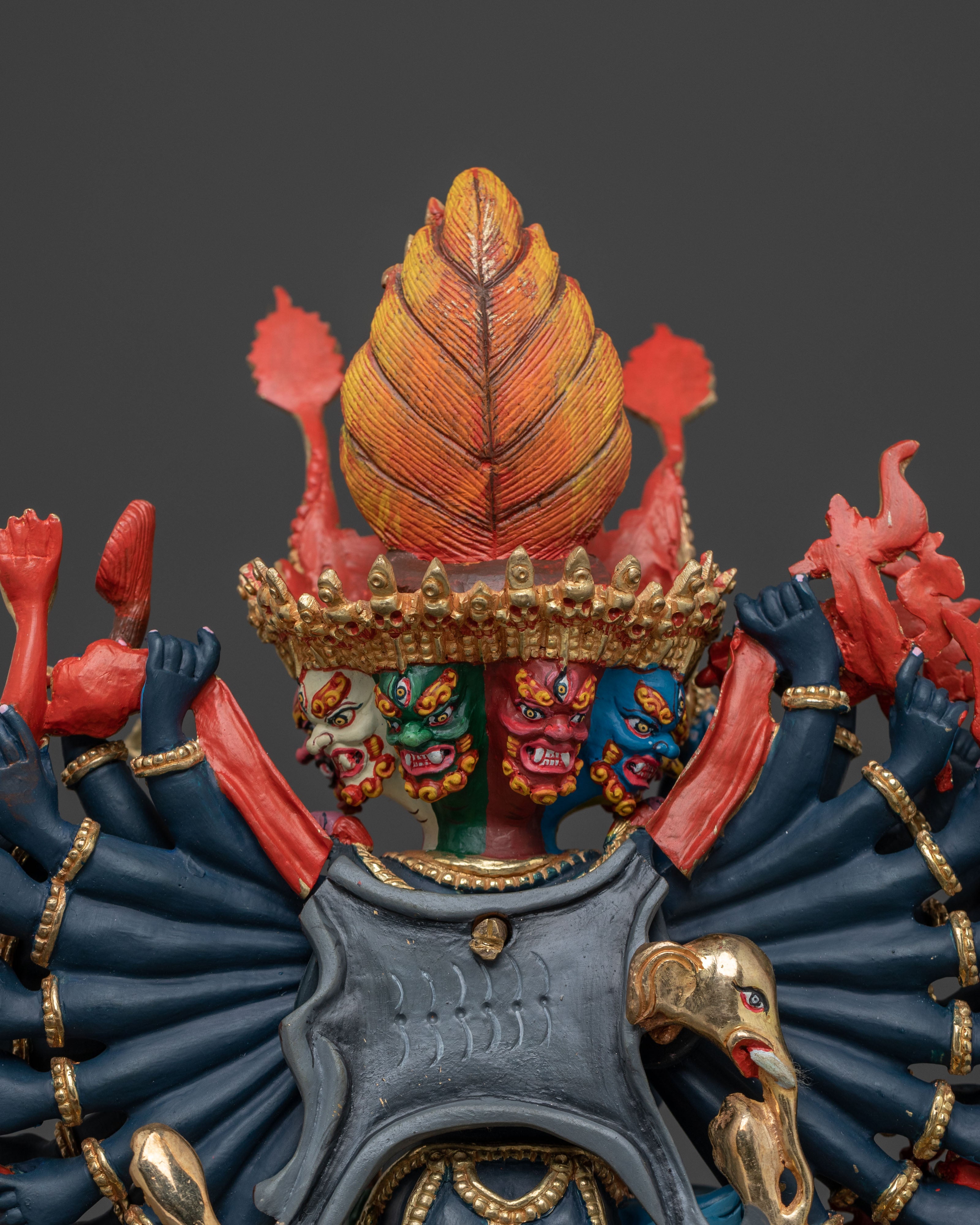 Yamantaka Sacred Statue for Altar Home Decor