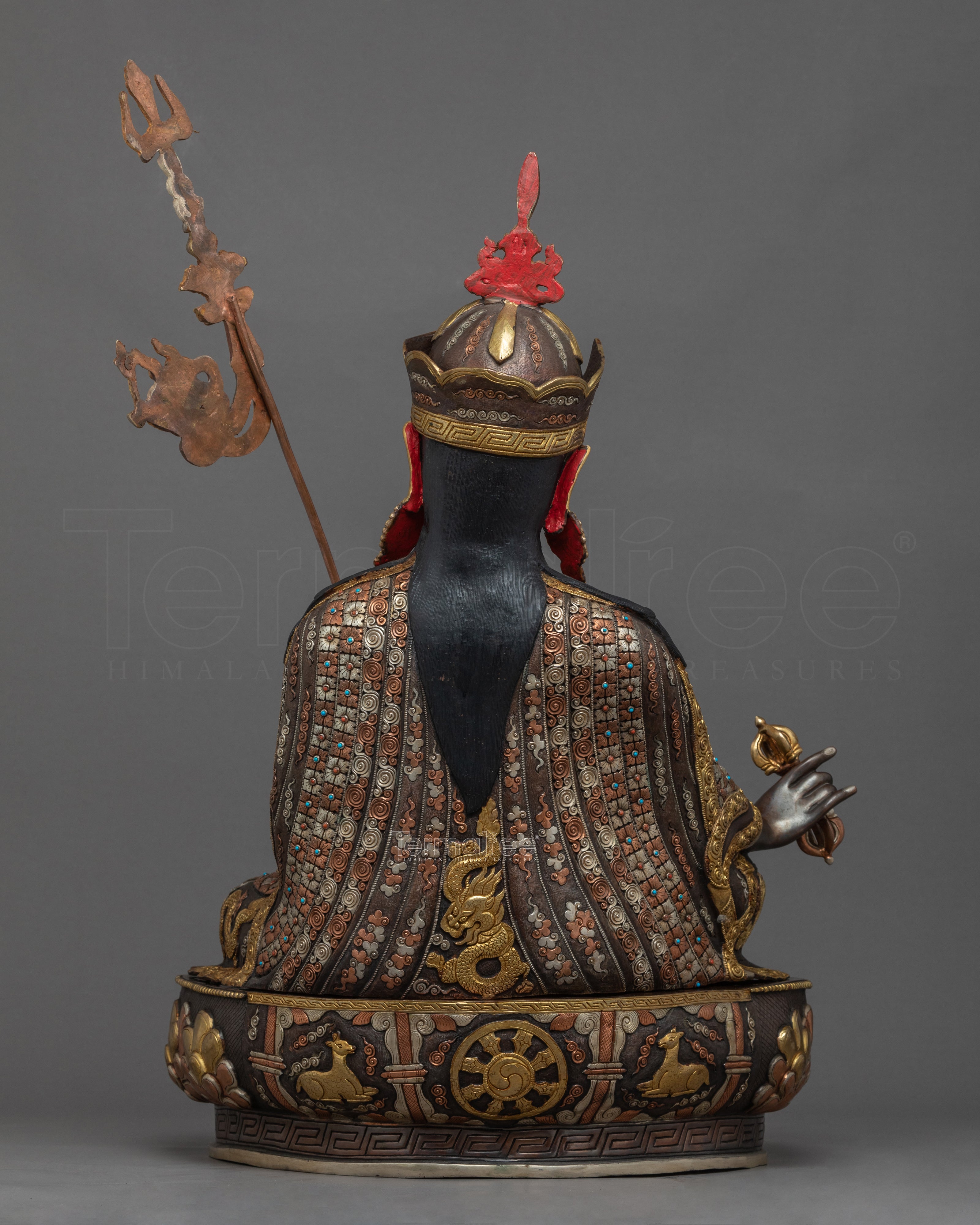 Guru Rinpoche Sadhana Practice Statue | Giant Buddhist Deity Figurine For Ritual - Termatree