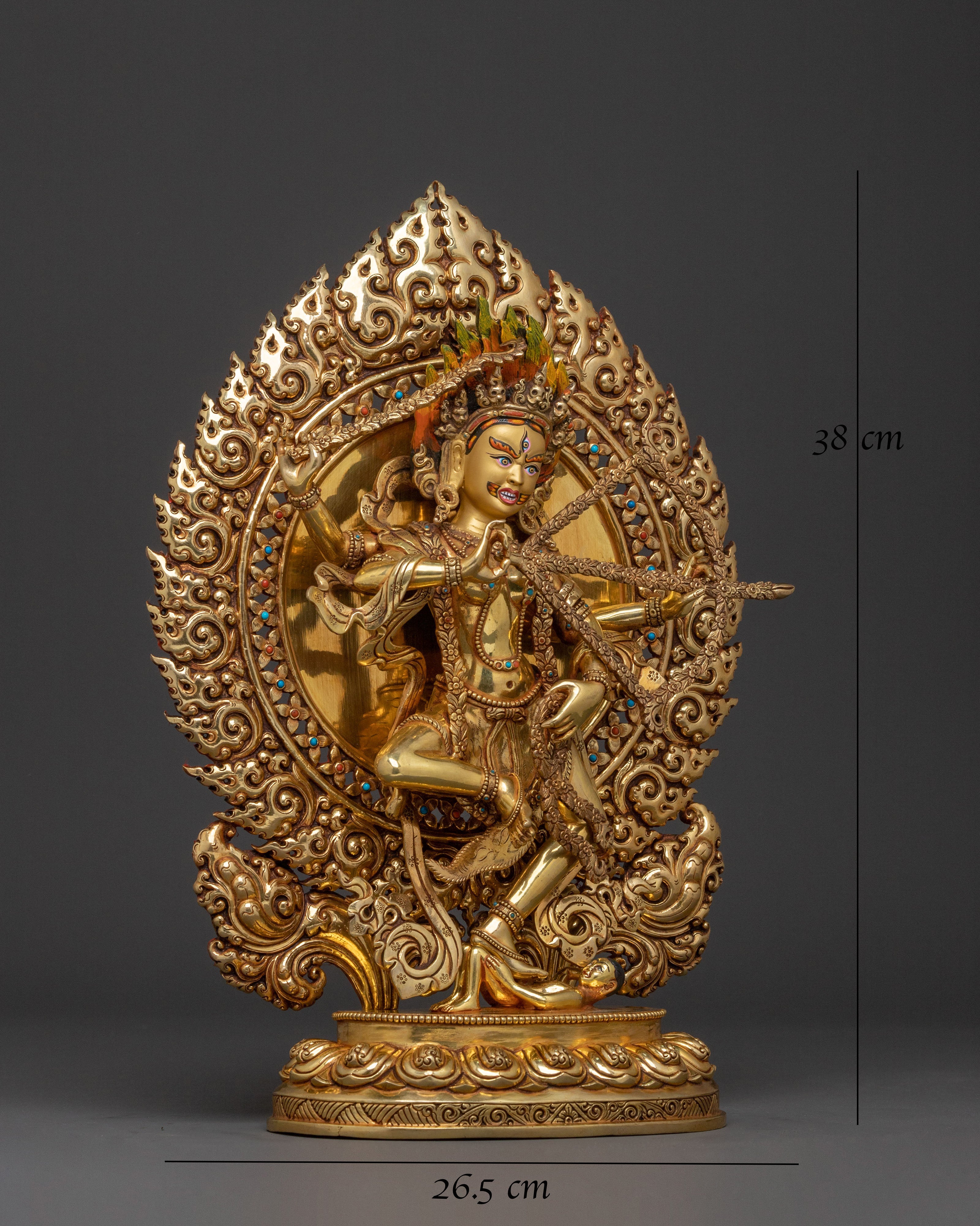Kurukulla Golden Statue | 24K Gold Gilded