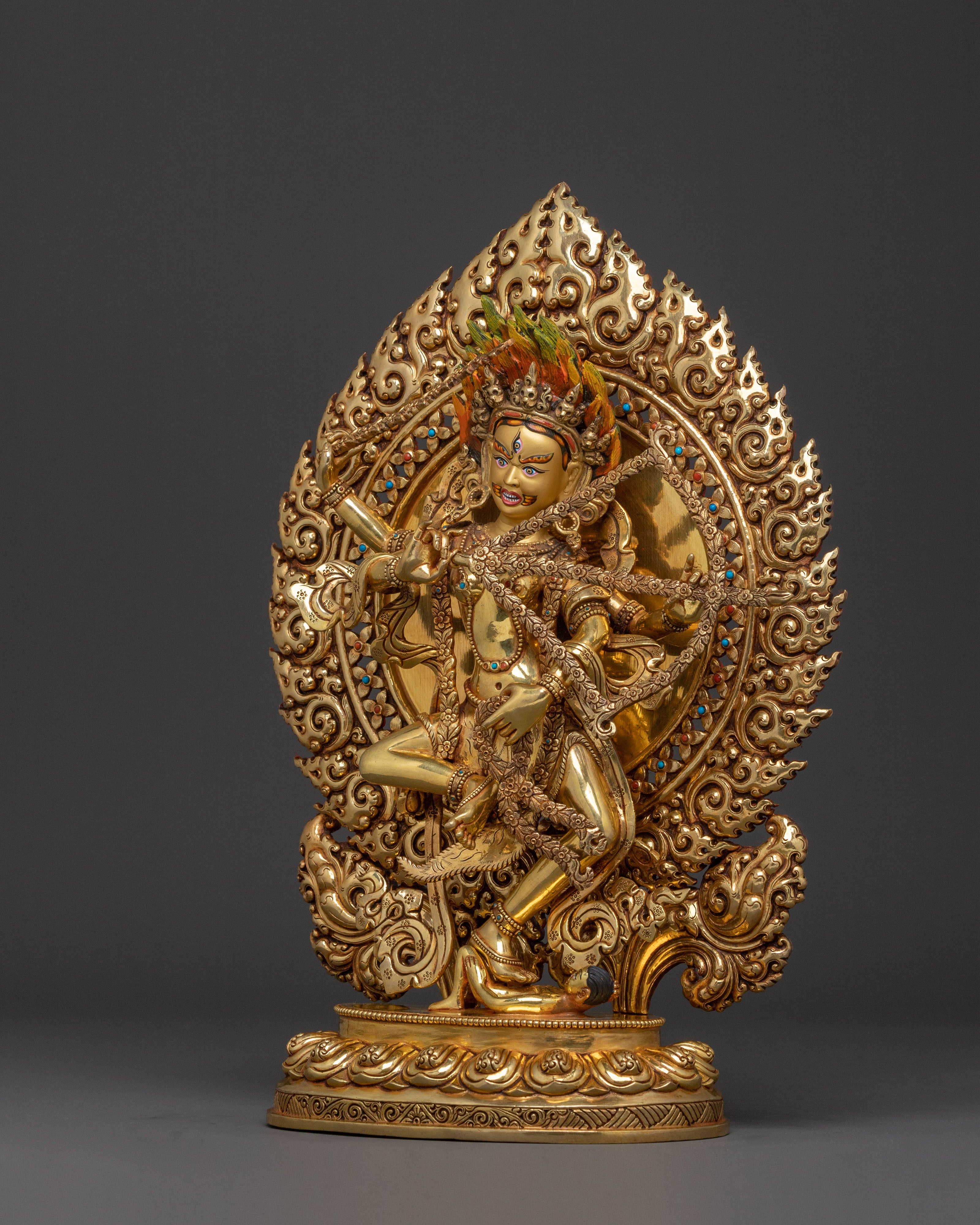 Kurukulla Golden Statue | 24K Gold Gilded