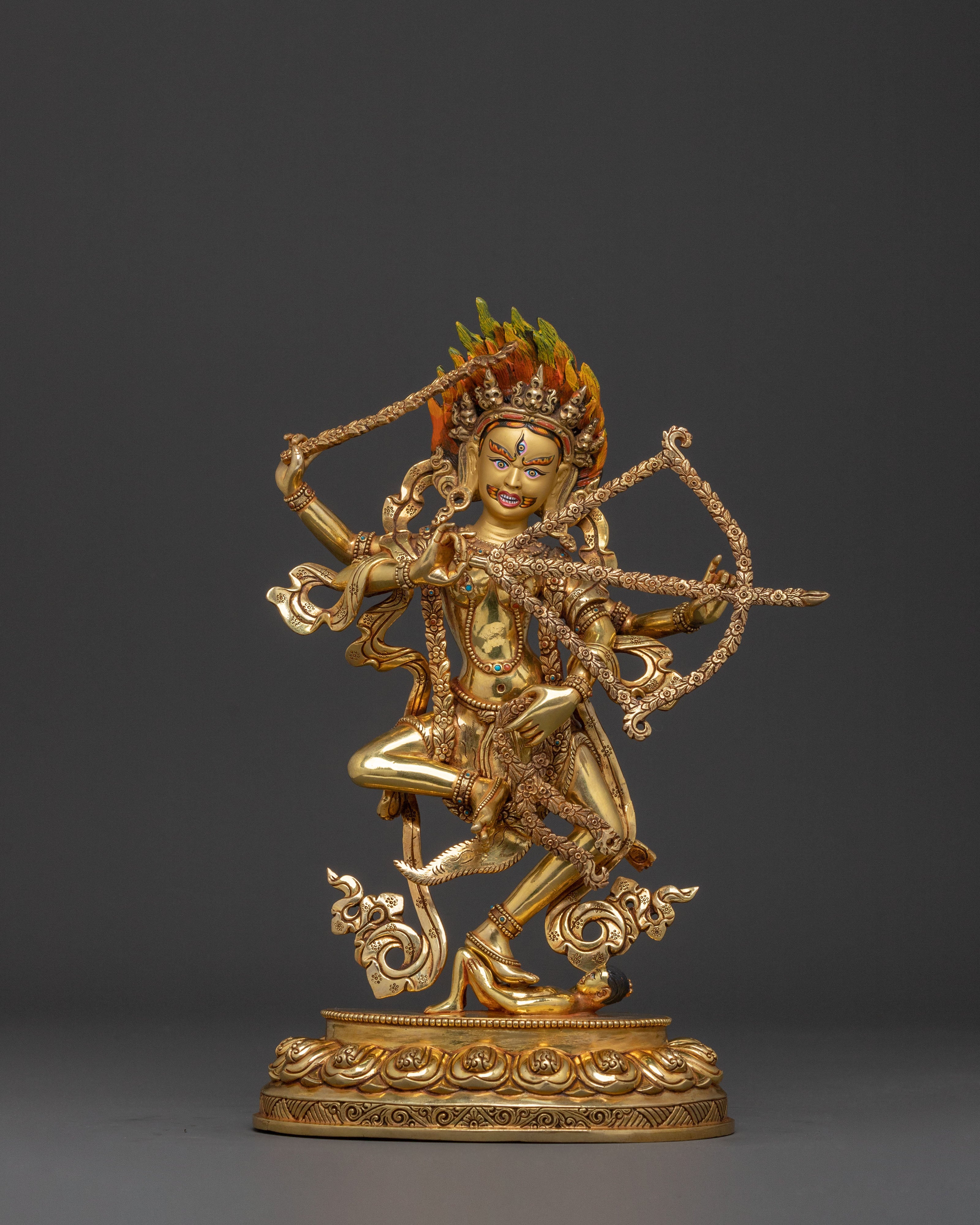 Kurukulla Golden Statue | 24K Gold Gilded