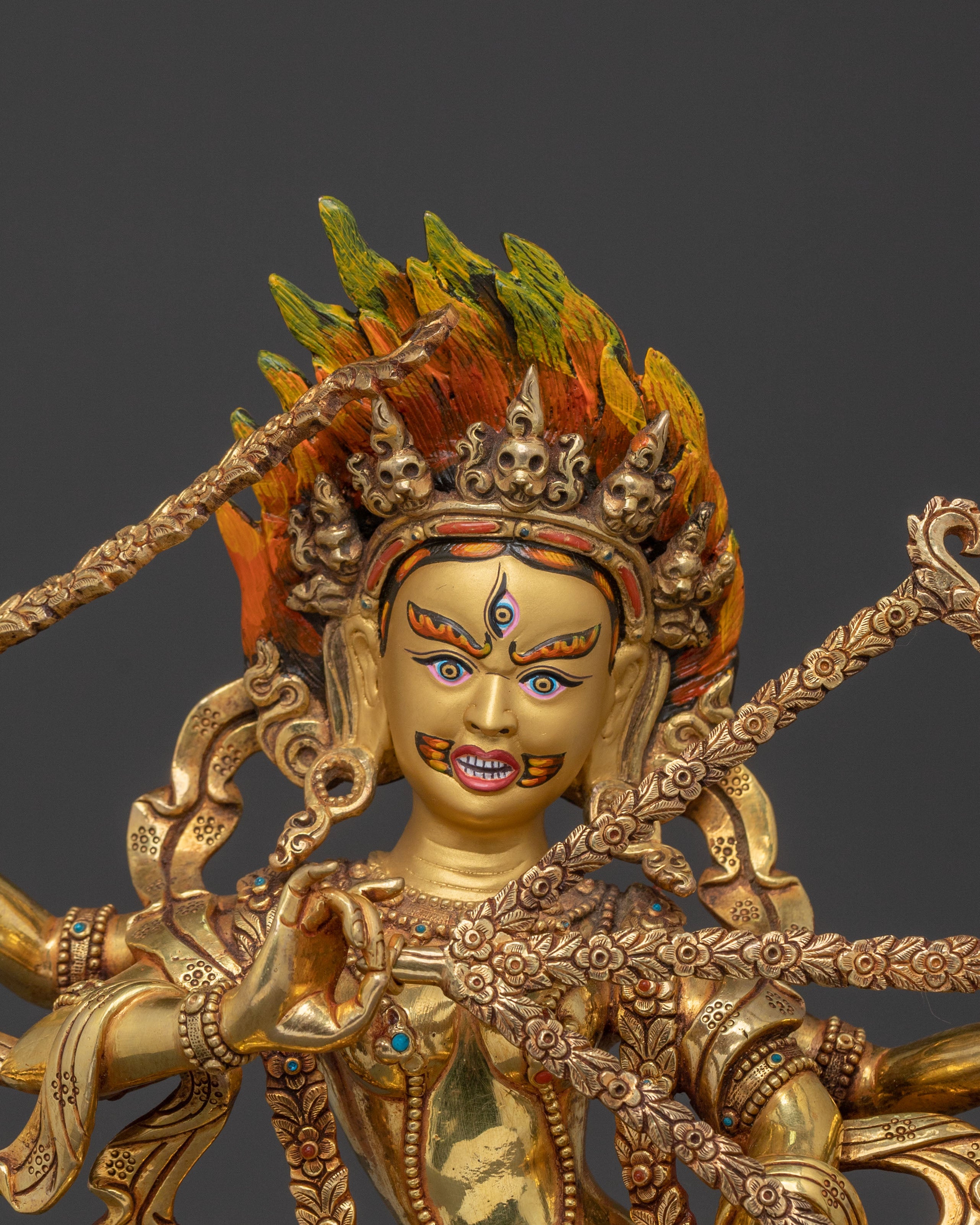 Kurukulla Golden Statue | 24K Gold Gilded