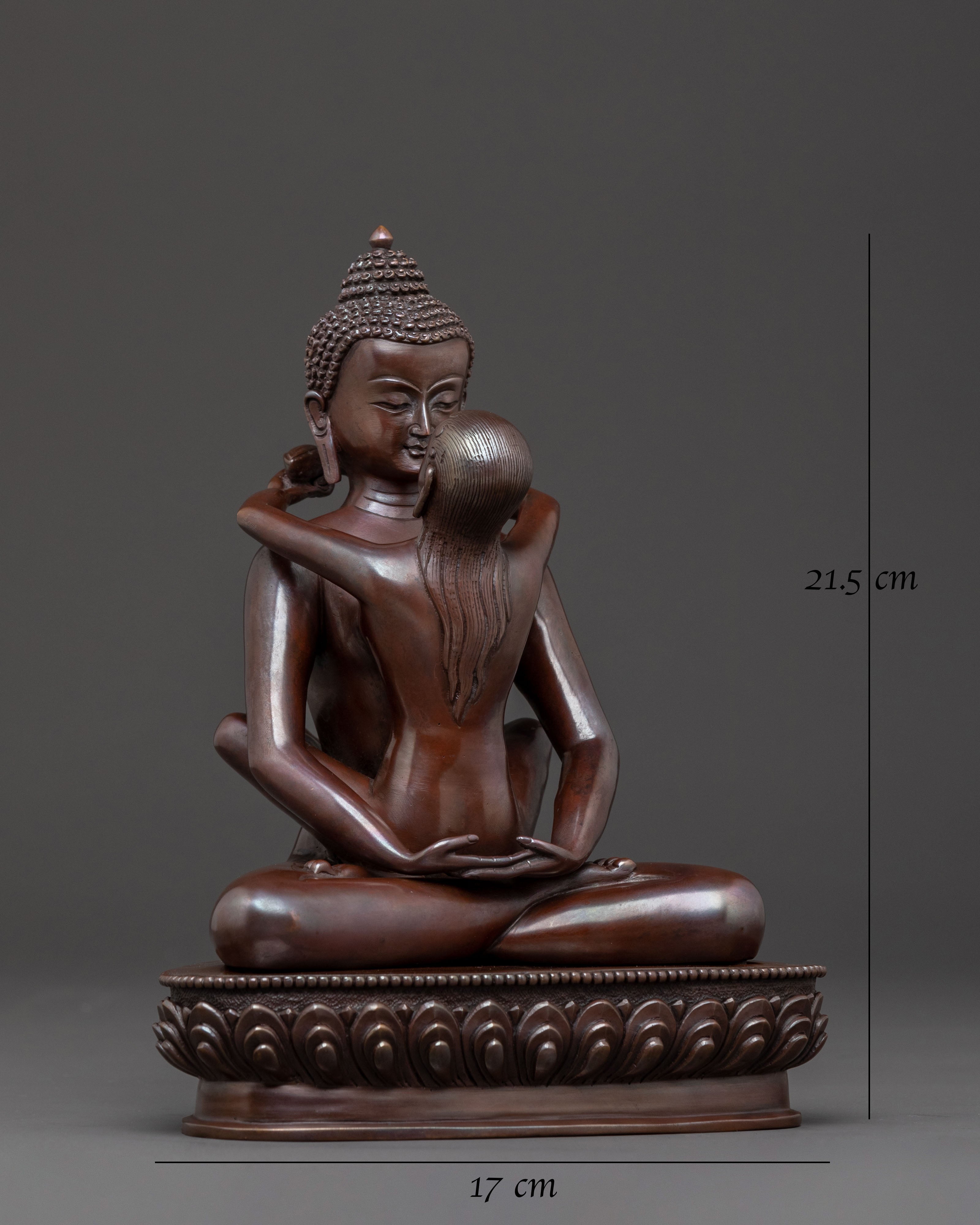 Samantabhadra Spiritual Statue with Consort for Altar