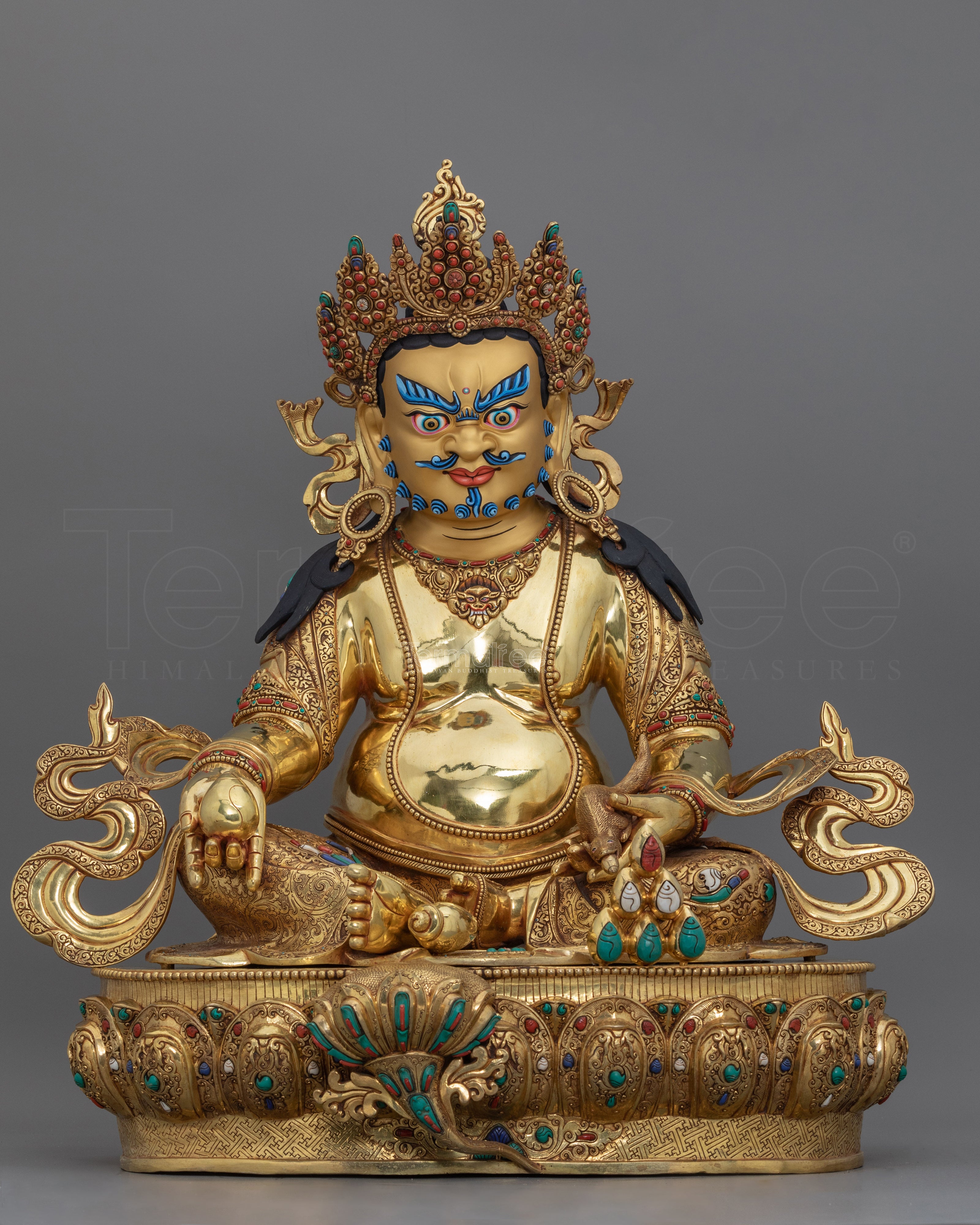 Dzambhala The God Of Wealth | Traditional Tibetan Buddhist Wealth Deity - Termatree