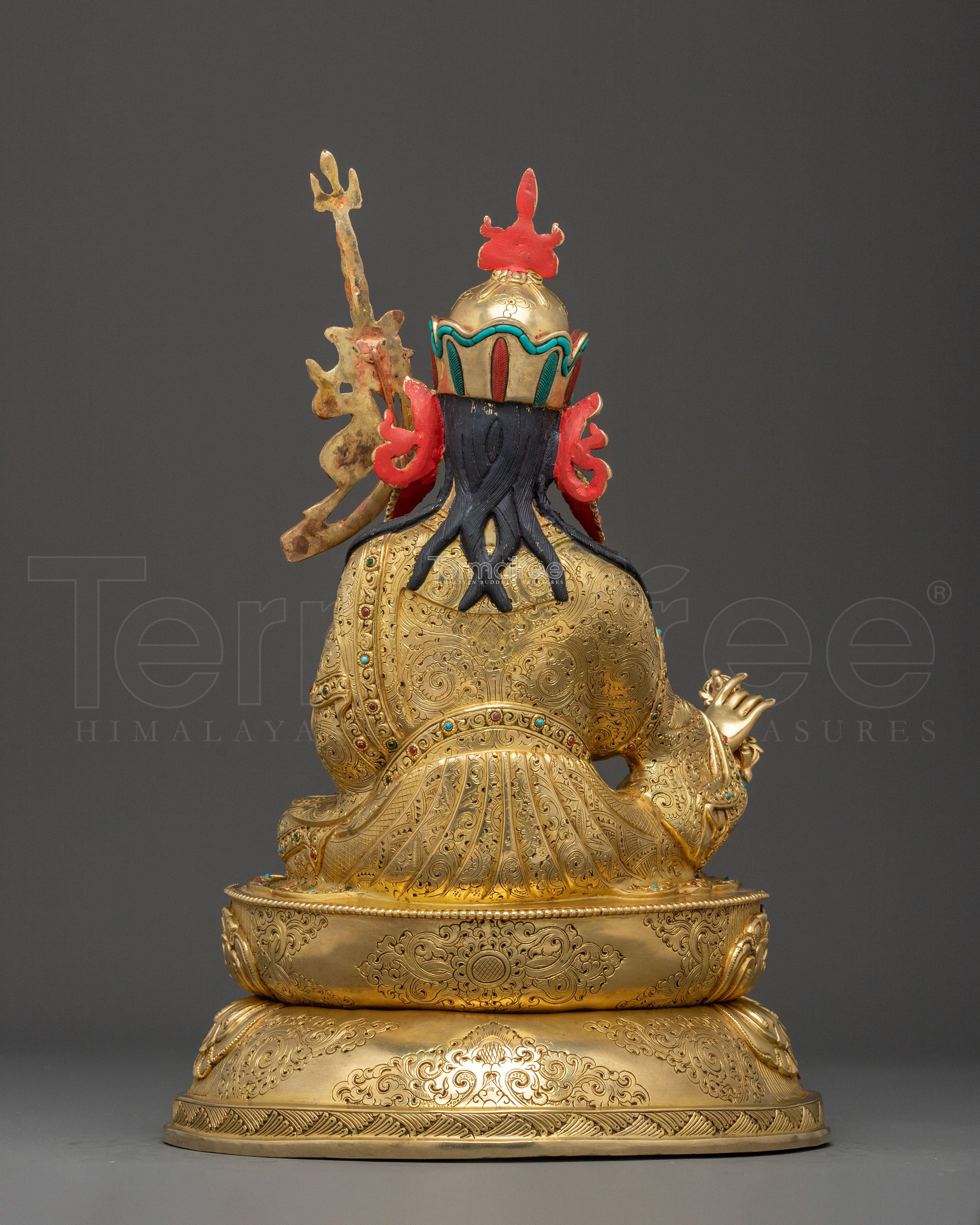 Lotus Born Guru Rinpoche Icon | Lotus-Born Master and Tantric Guru