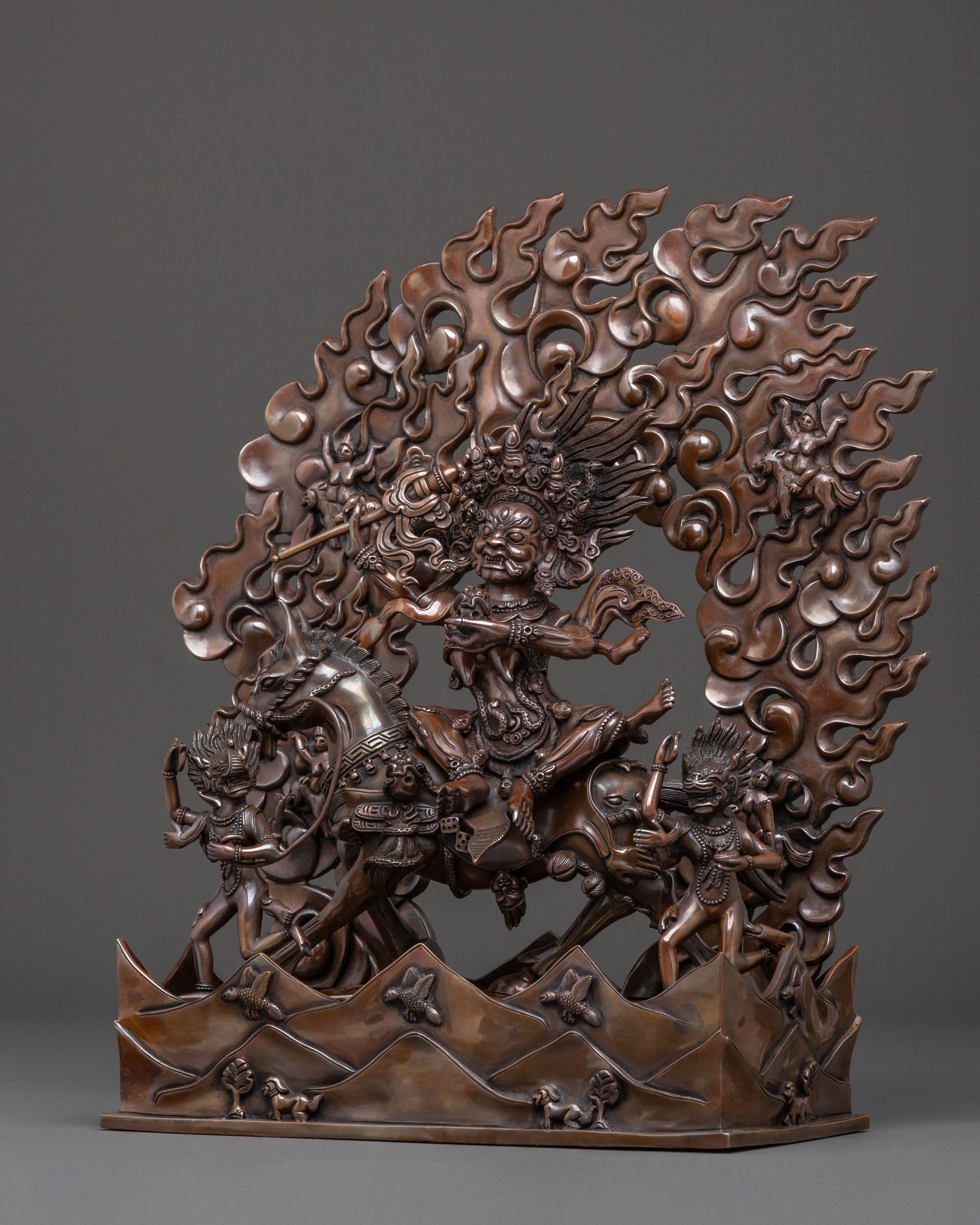 Shri Devi Handcrafted: Oxidized Copper Body | Handcrafted in Nepal