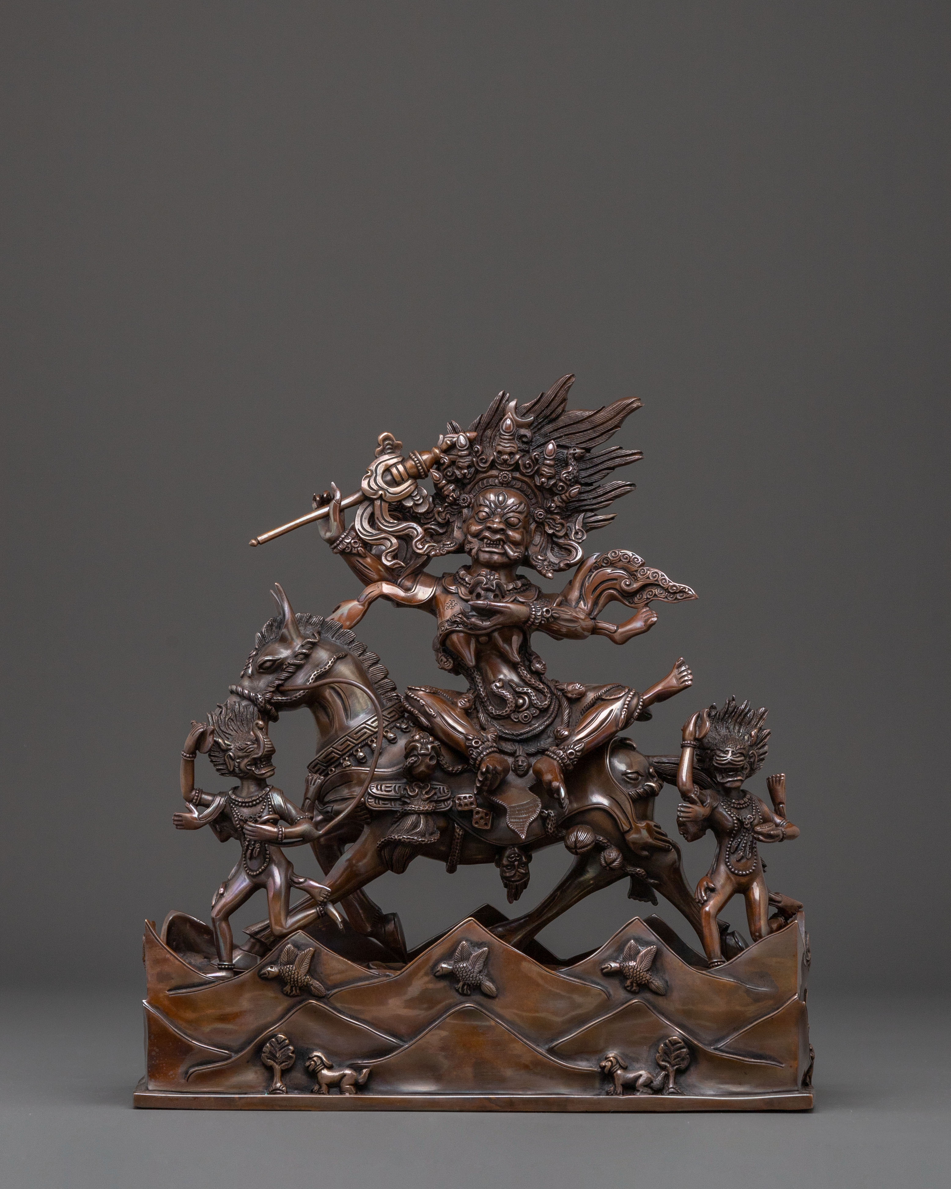 Shri Devi Handcrafted: Oxidized Copper Body | Handcrafted in Nepal