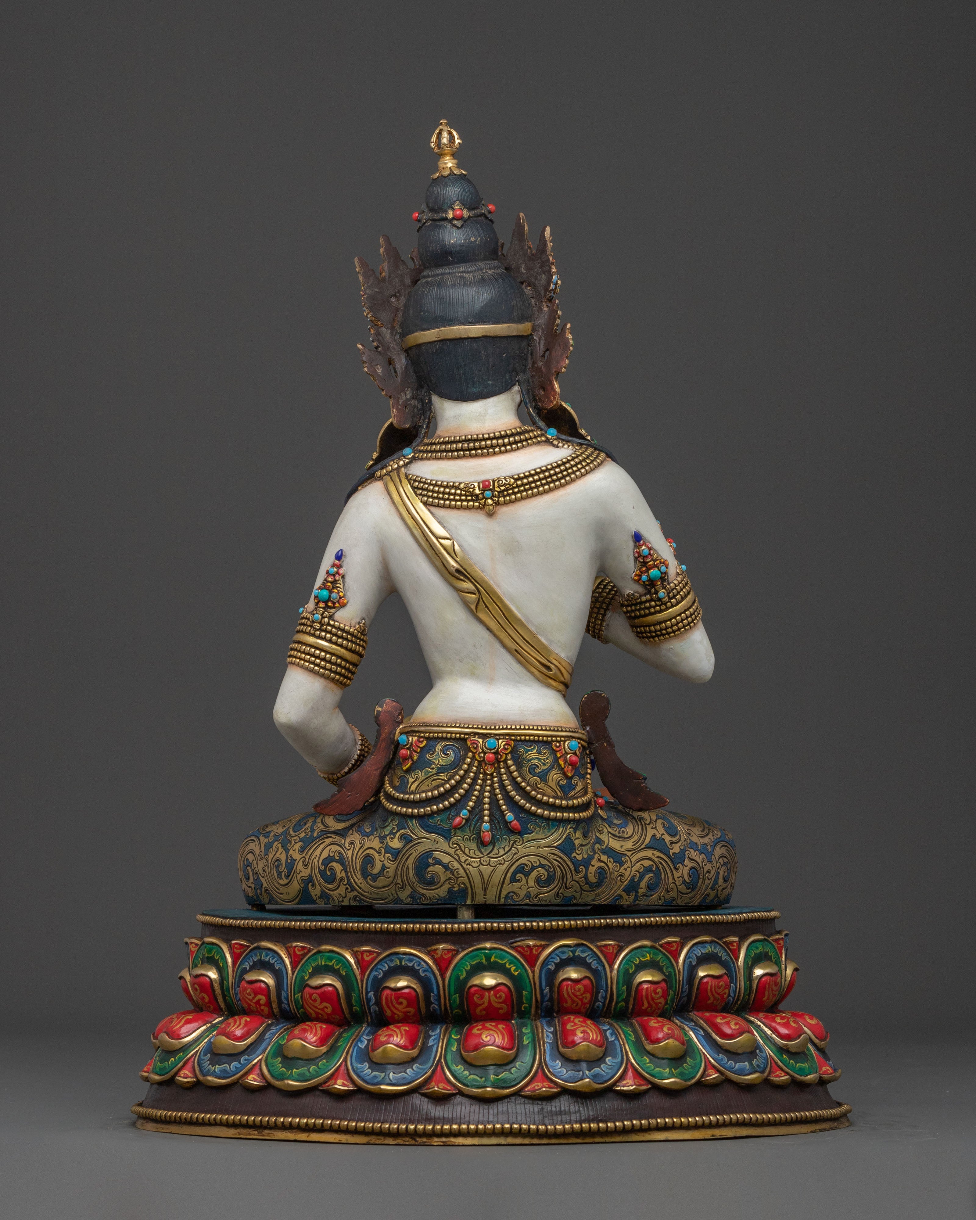 Handcrafted Five Bodhisattva Sacred Statue Set