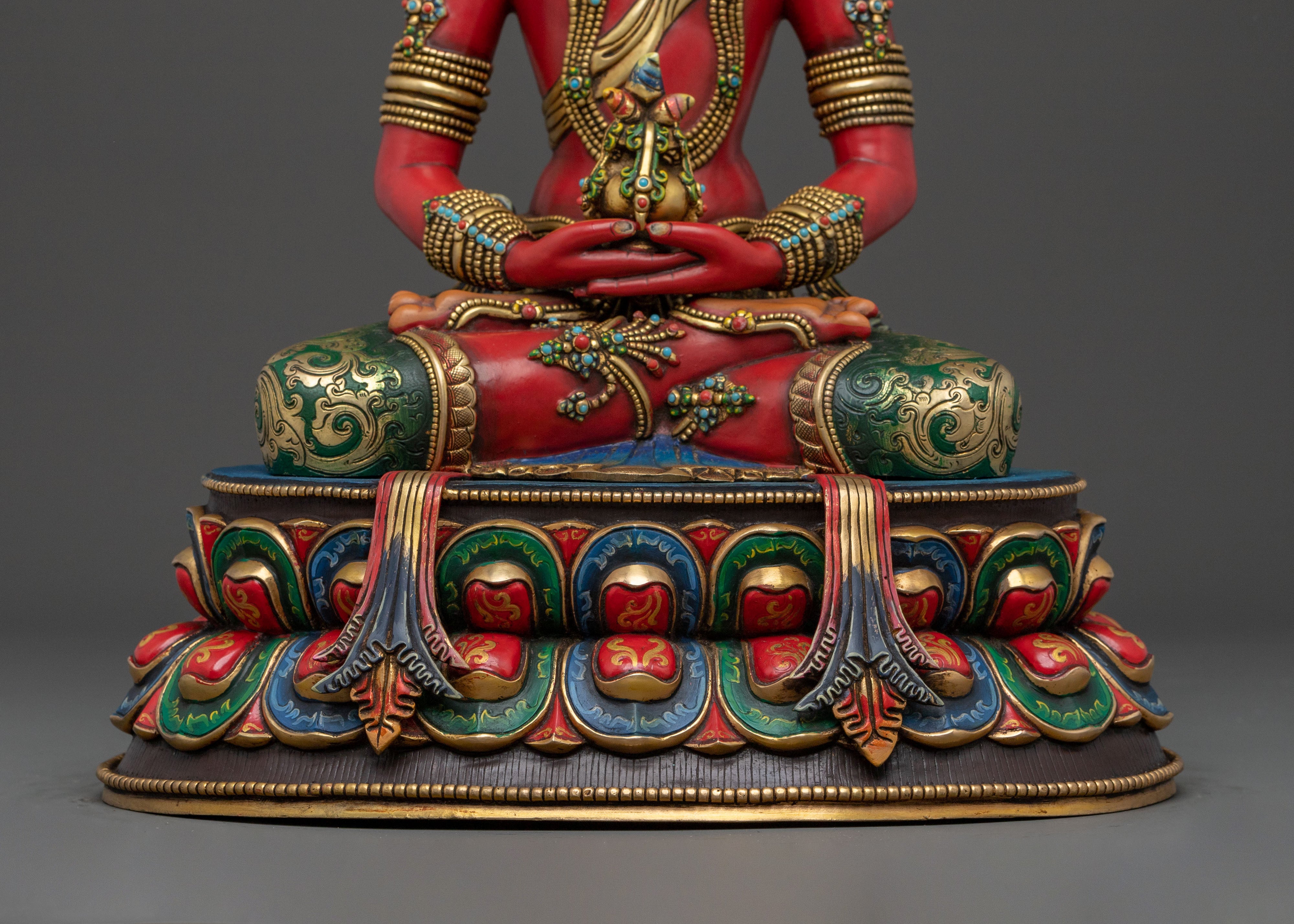 Handcrafted Five Bodhisattva Sacred Statue Set
