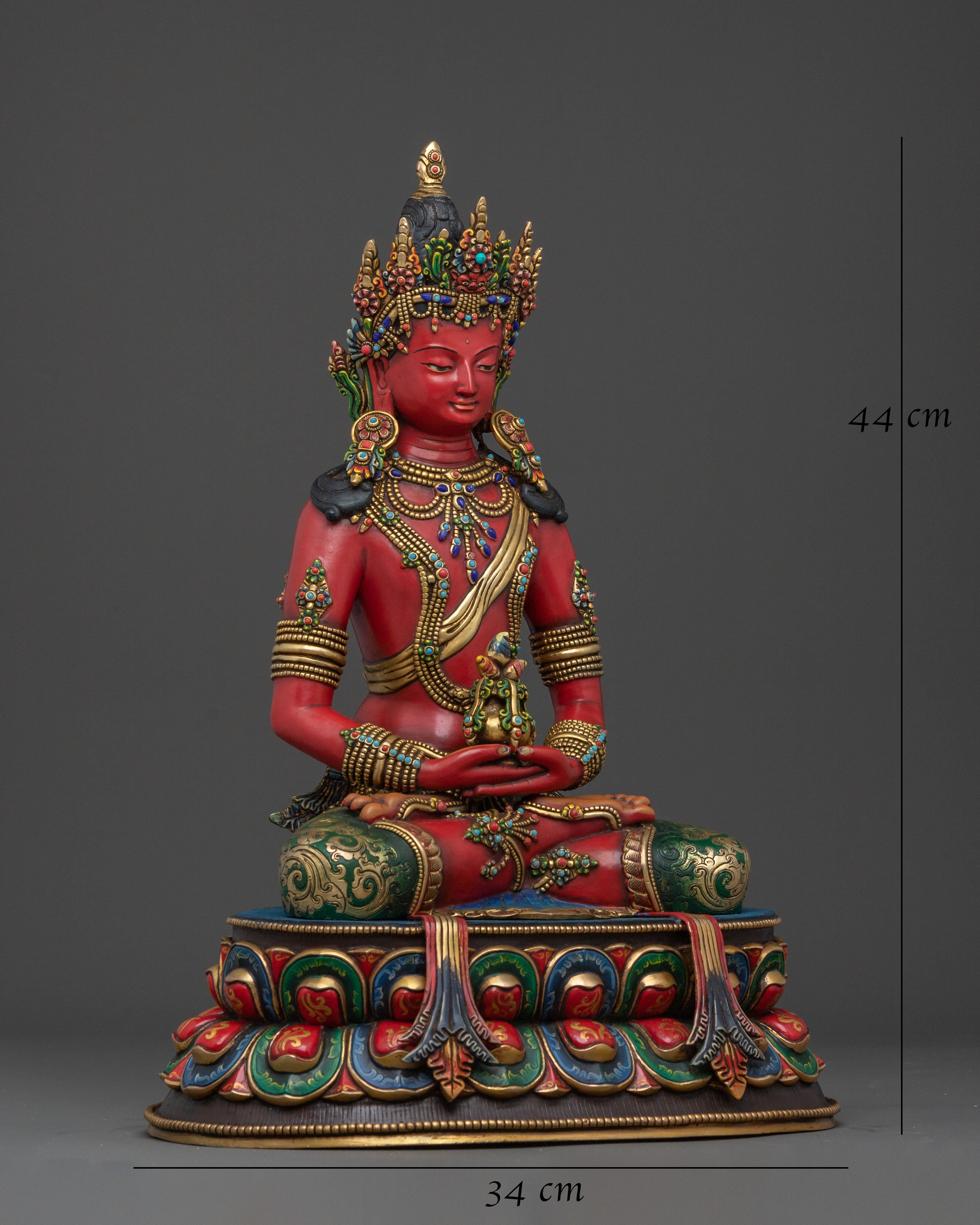 Handcrafted Five Bodhisattva Sacred Statue Set