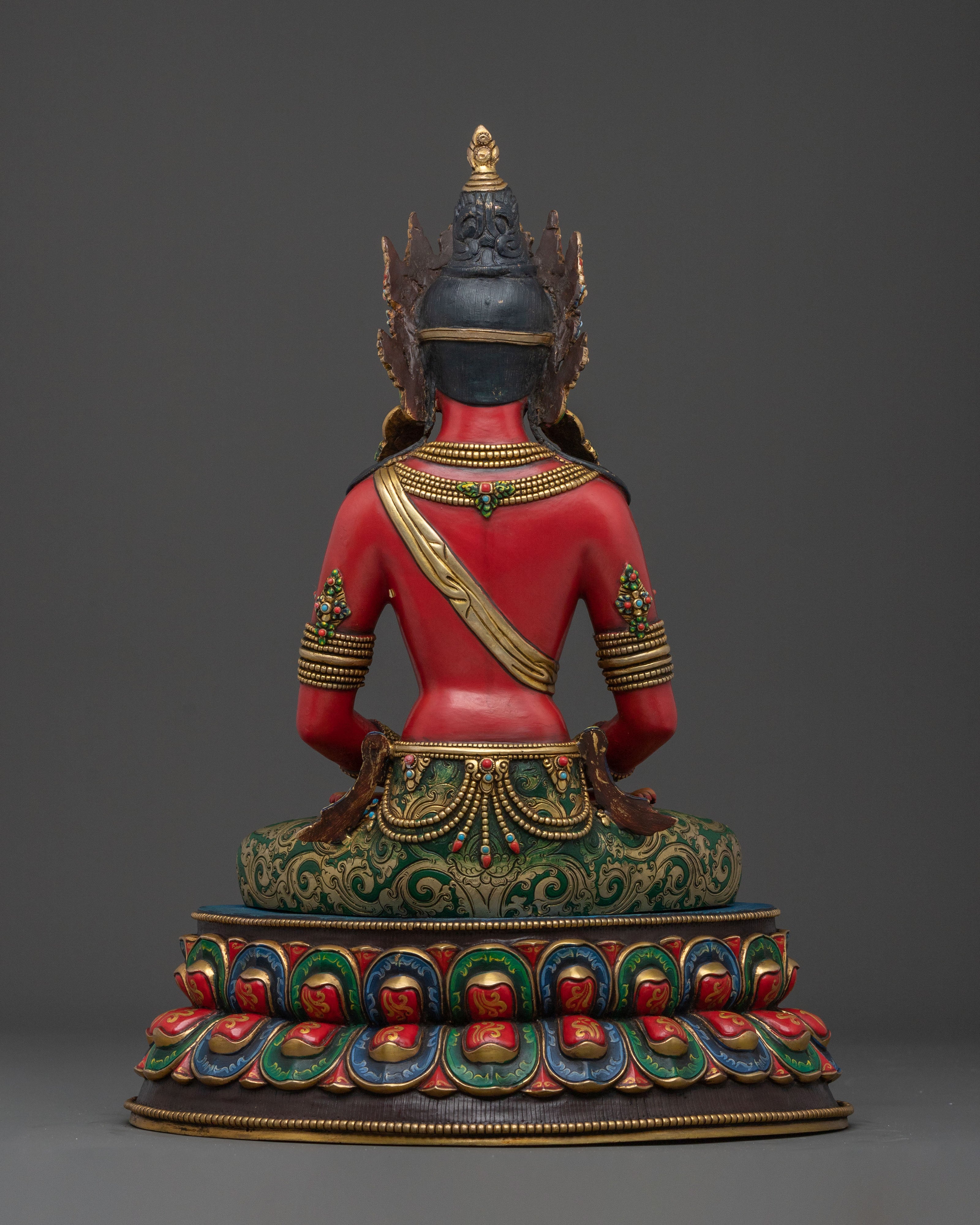 Handcrafted Five Bodhisattva Sacred Statue Set
