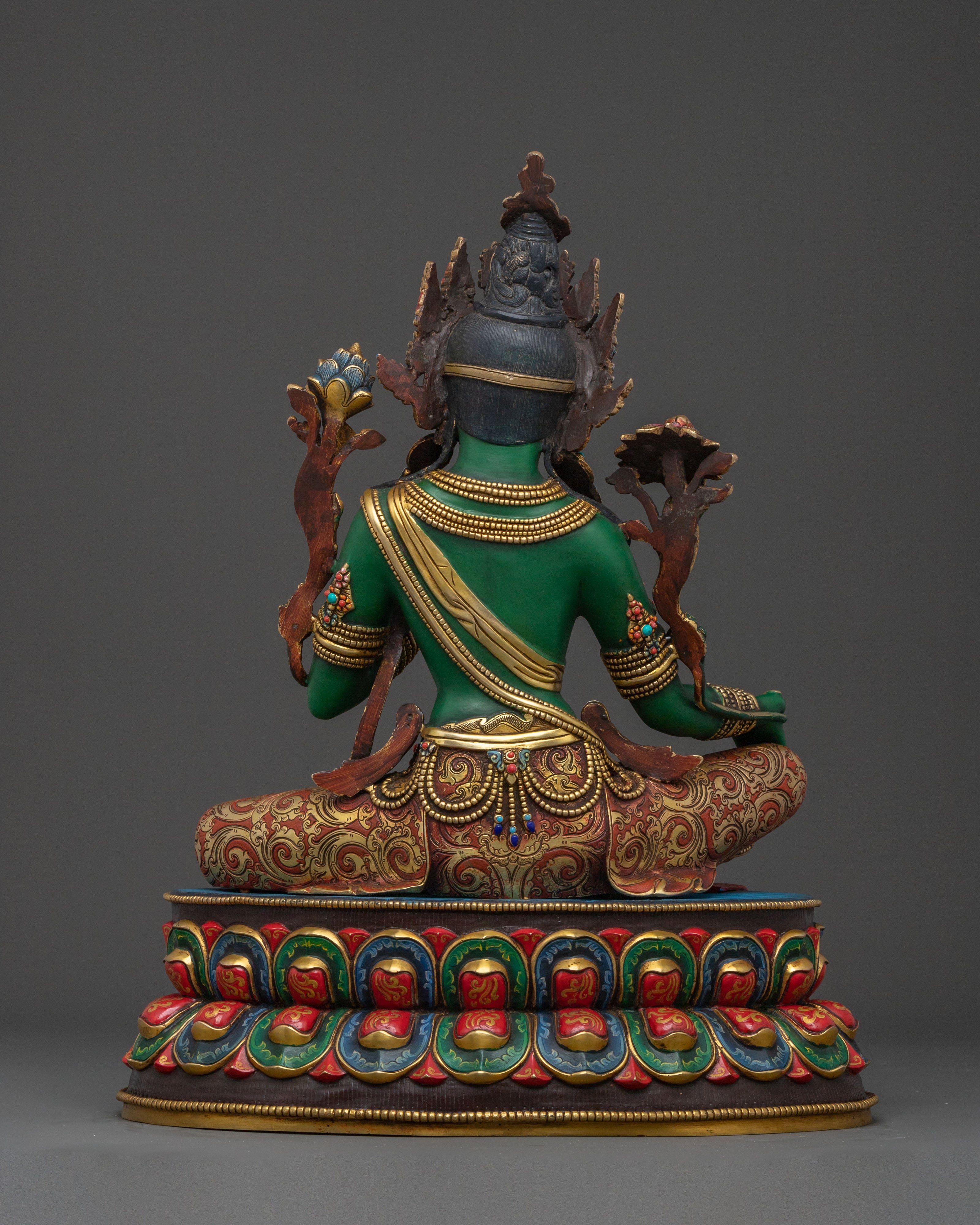 Handcrafted Five Bodhisattva Sacred Statue Set