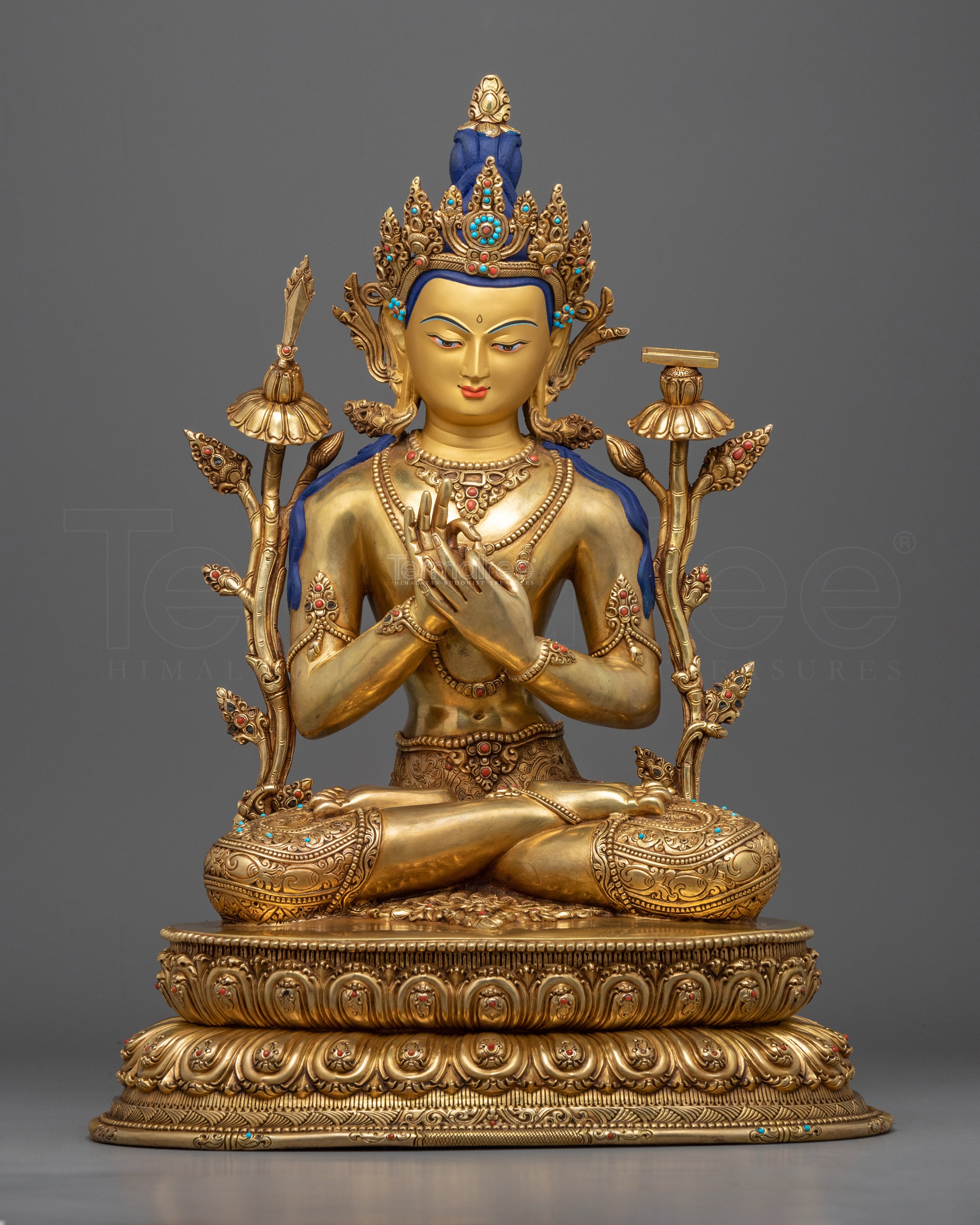 Manjushri's Sword Of Wisdom Statue | Buddhist Bodhisattva Of Compassion - Termatree