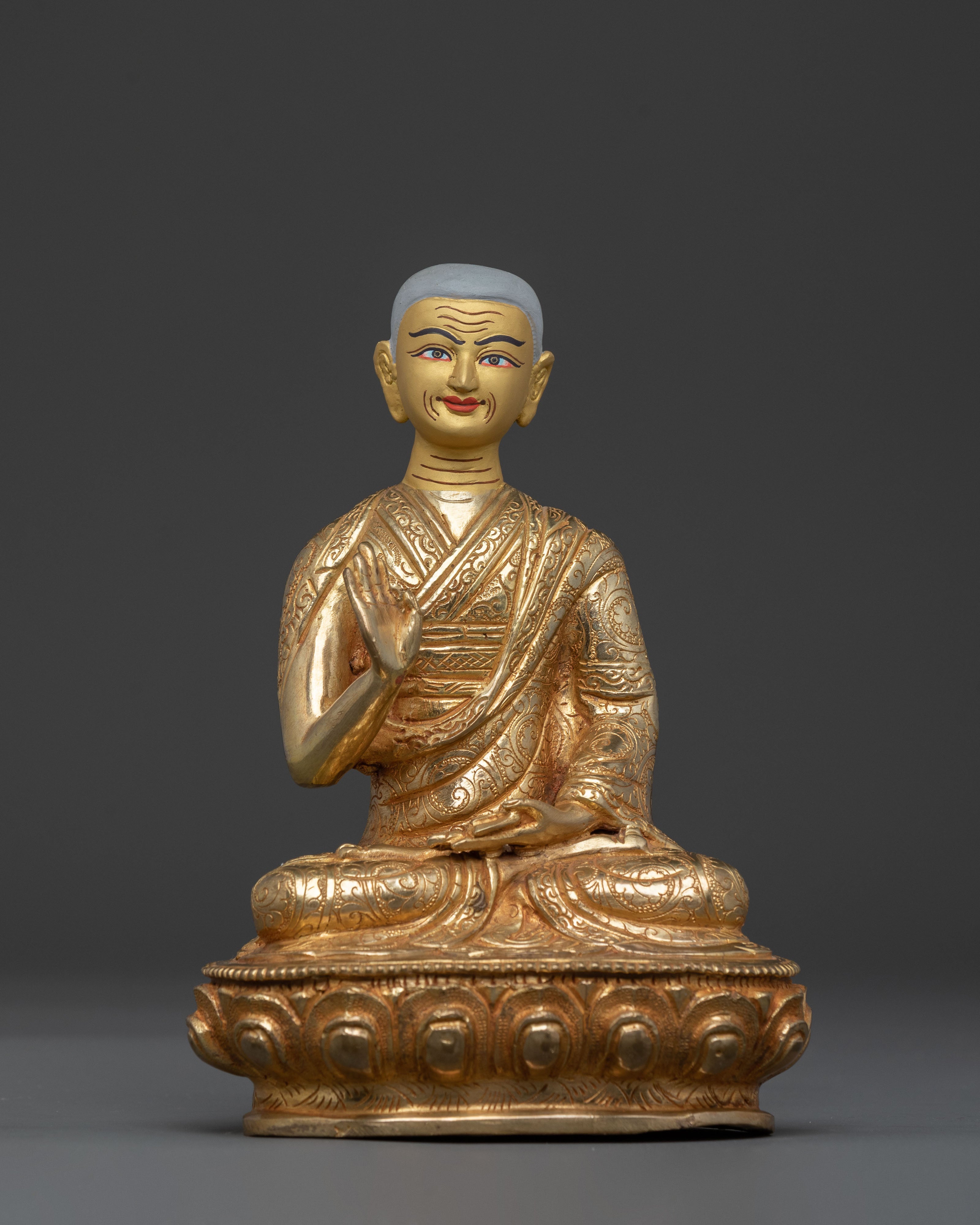 Tsongkhapa Statue with Disciples | Buddhist Figurines