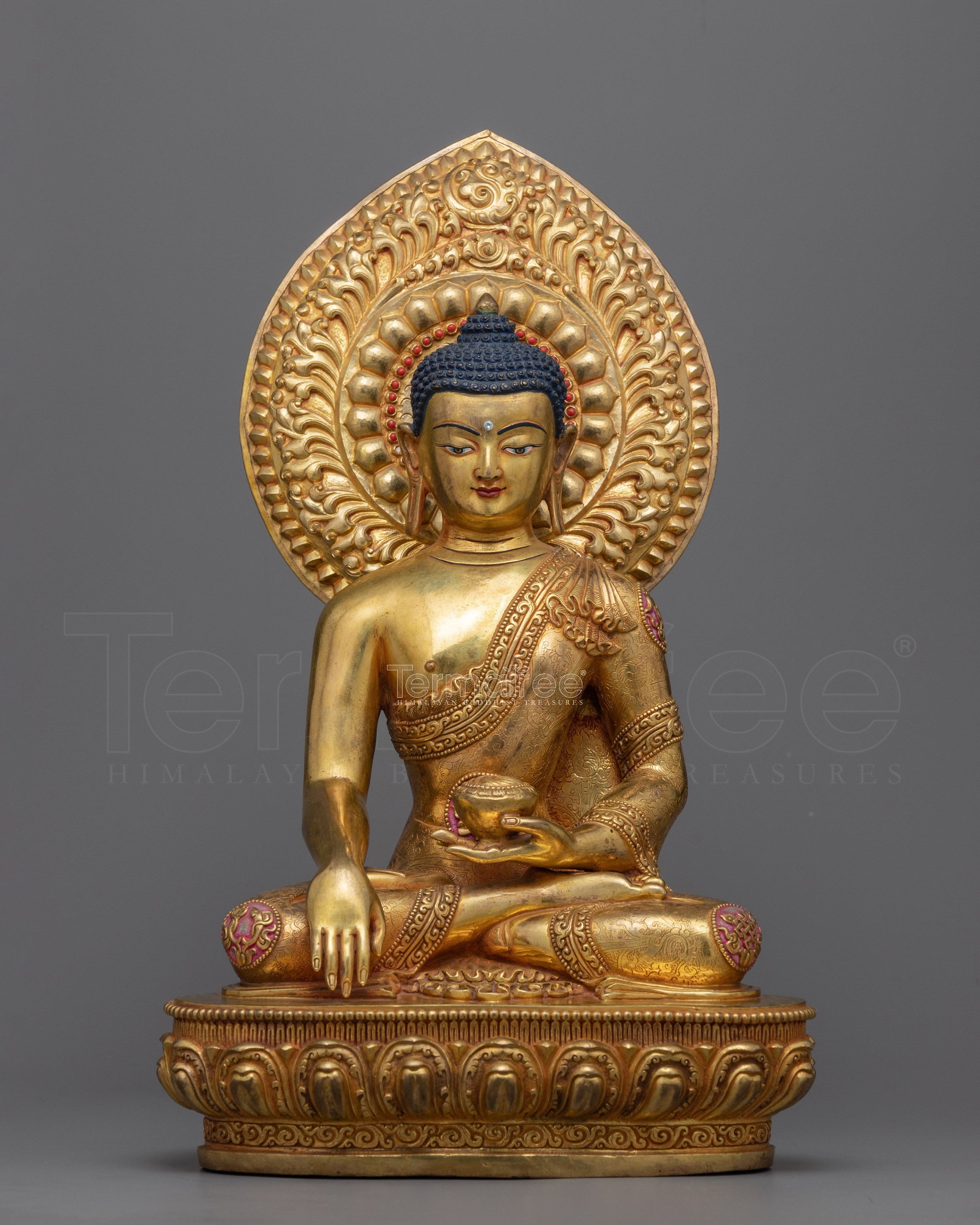 Statue Of Shakyamuni Buddha For Prosperity | Historical Gautam Buddha Figurine - Termatree
