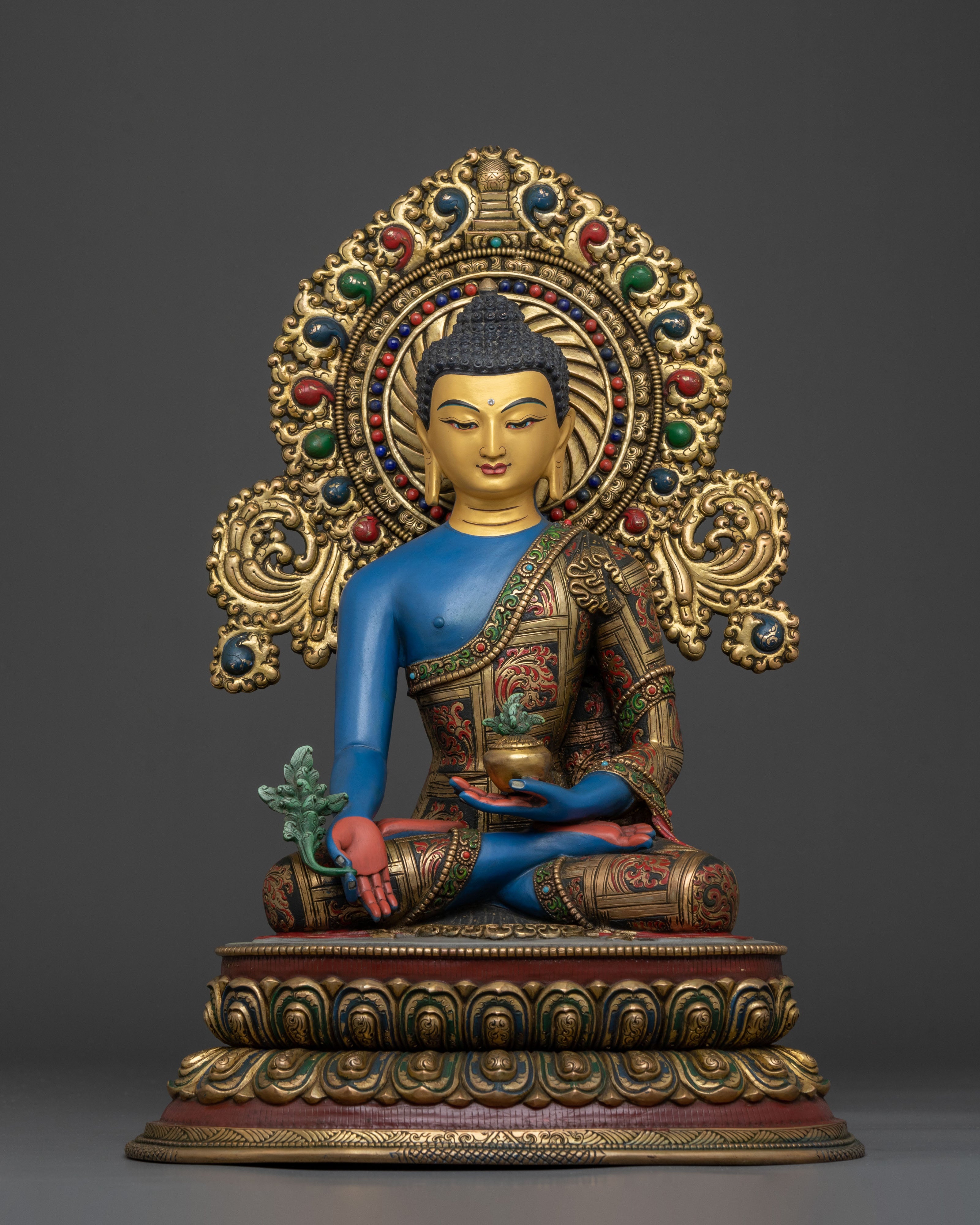 8 Buddha Sacred Statue Set | Symbol of Enlightenment and Wisdom