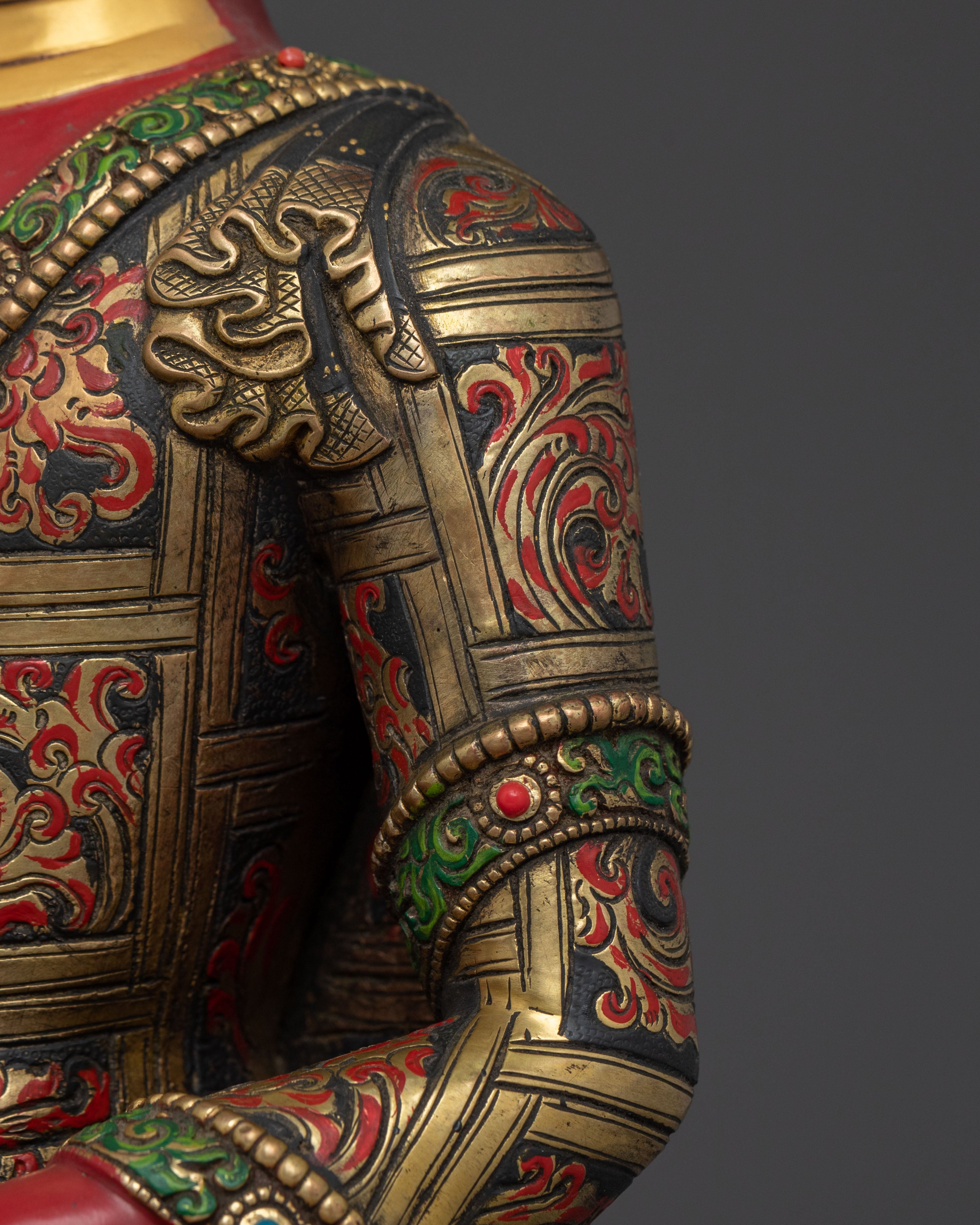 8 Buddha Sacred Statue Set | Symbol of Enlightenment and Wisdom