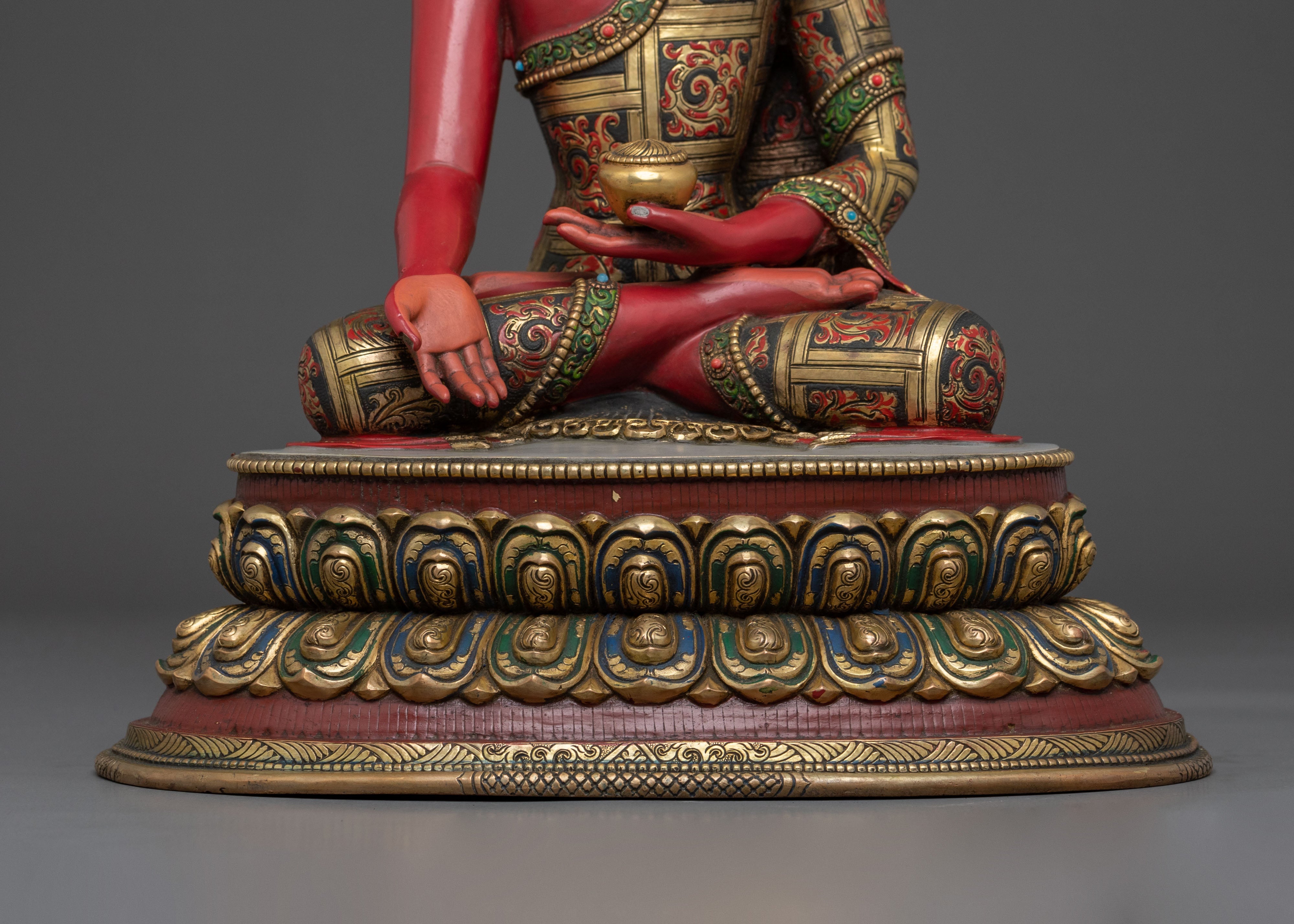 8 Buddha Sacred Statue Set | Symbol of Enlightenment and Wisdom