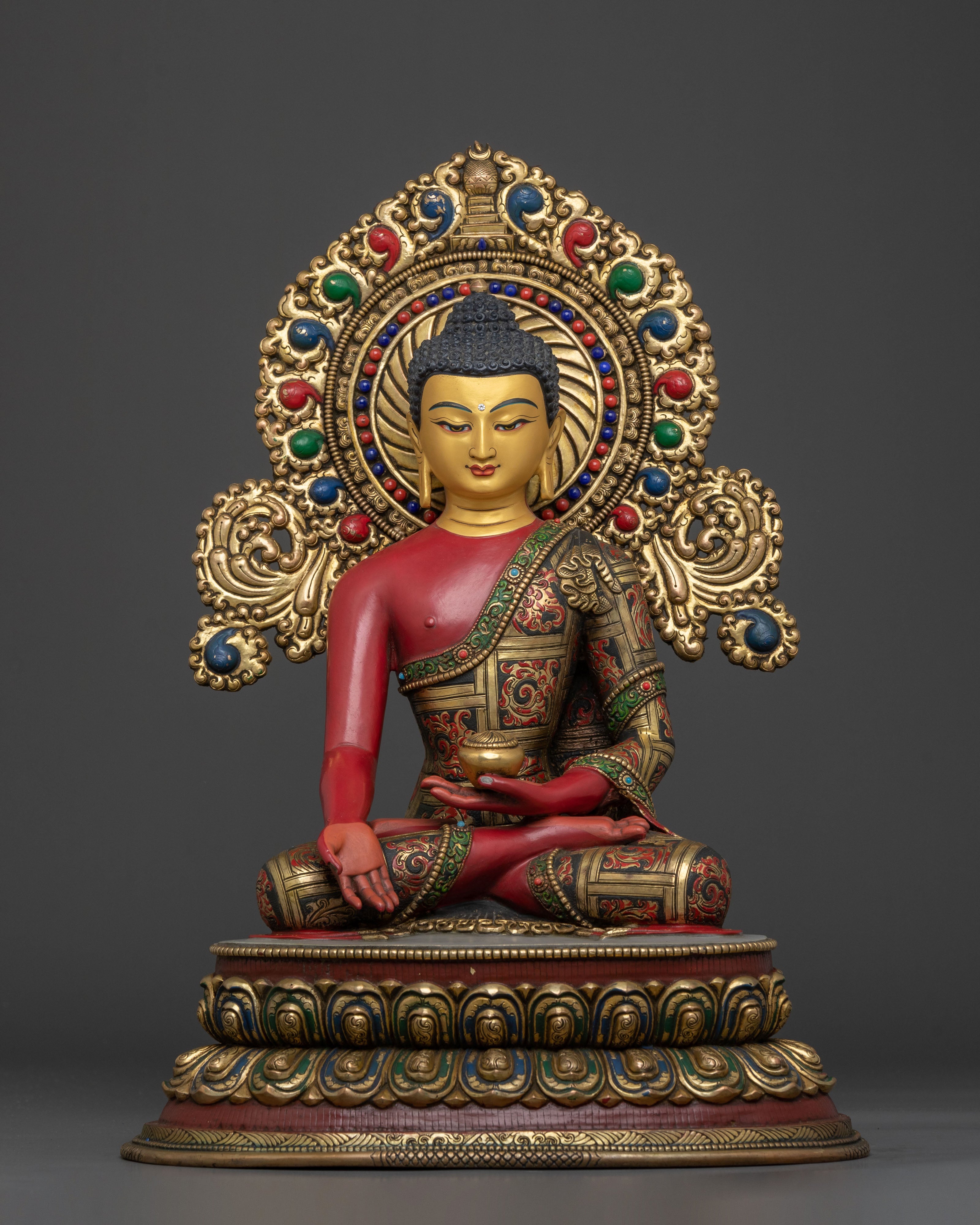 8 Buddha Sacred Statue Set | Symbol of Enlightenment and Wisdom
