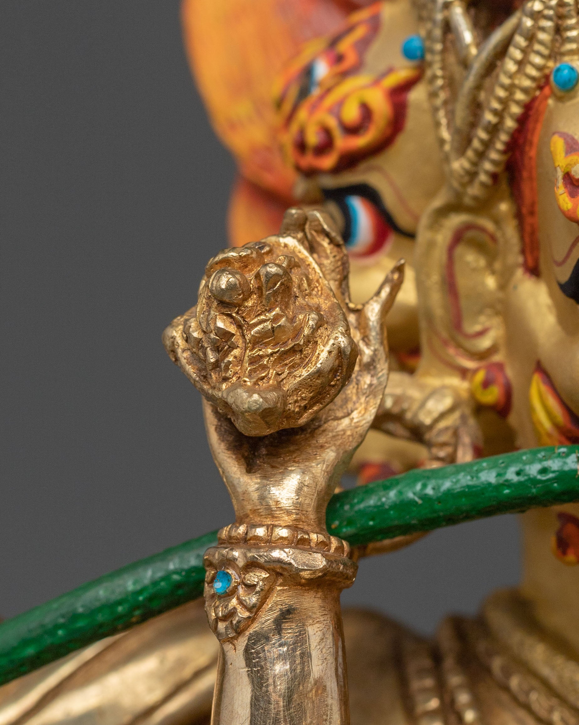 Mahachakra Vajrapani Statue with consort: Home Decor
