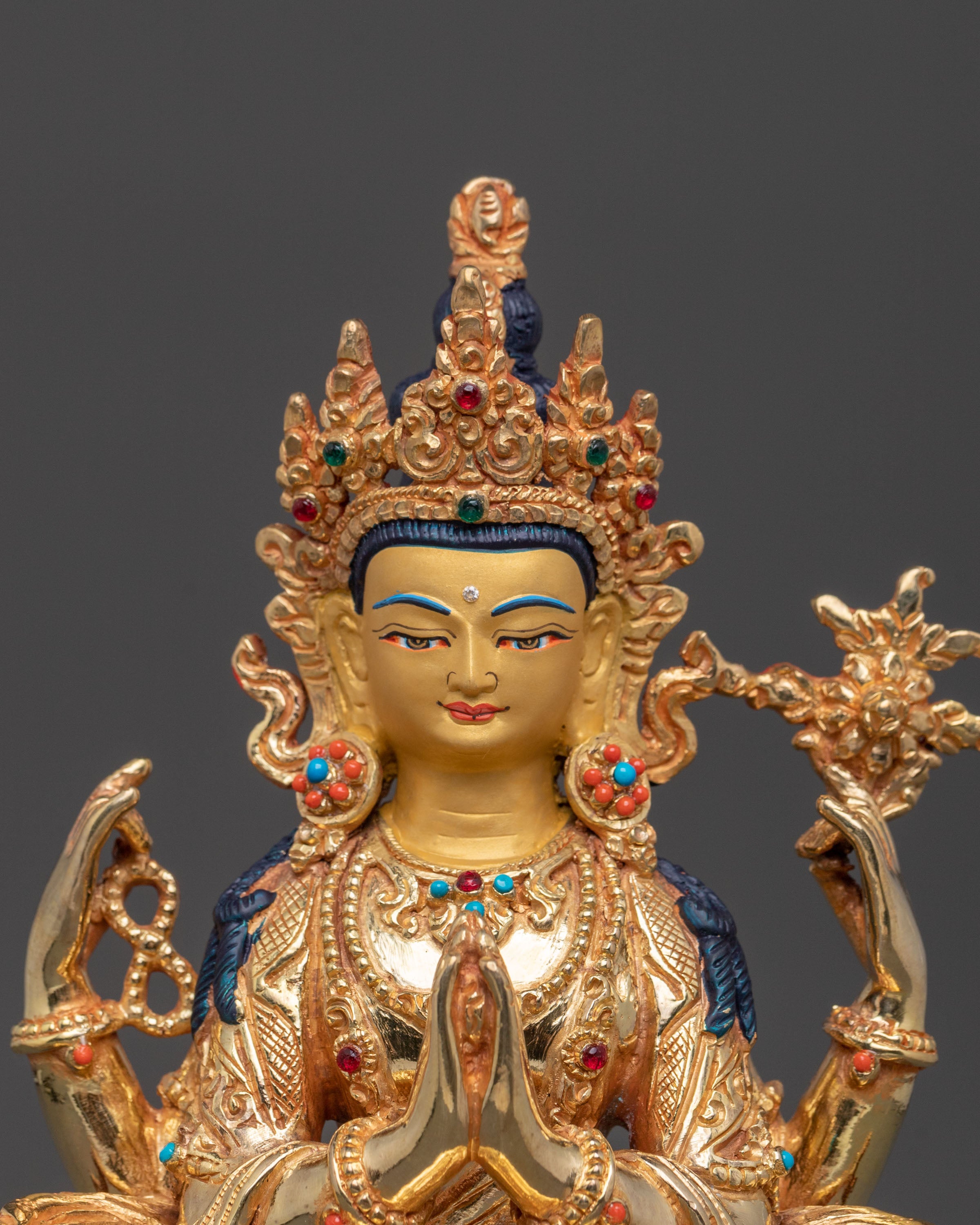Chenrezig Compassionate Sculpture | Home Decor