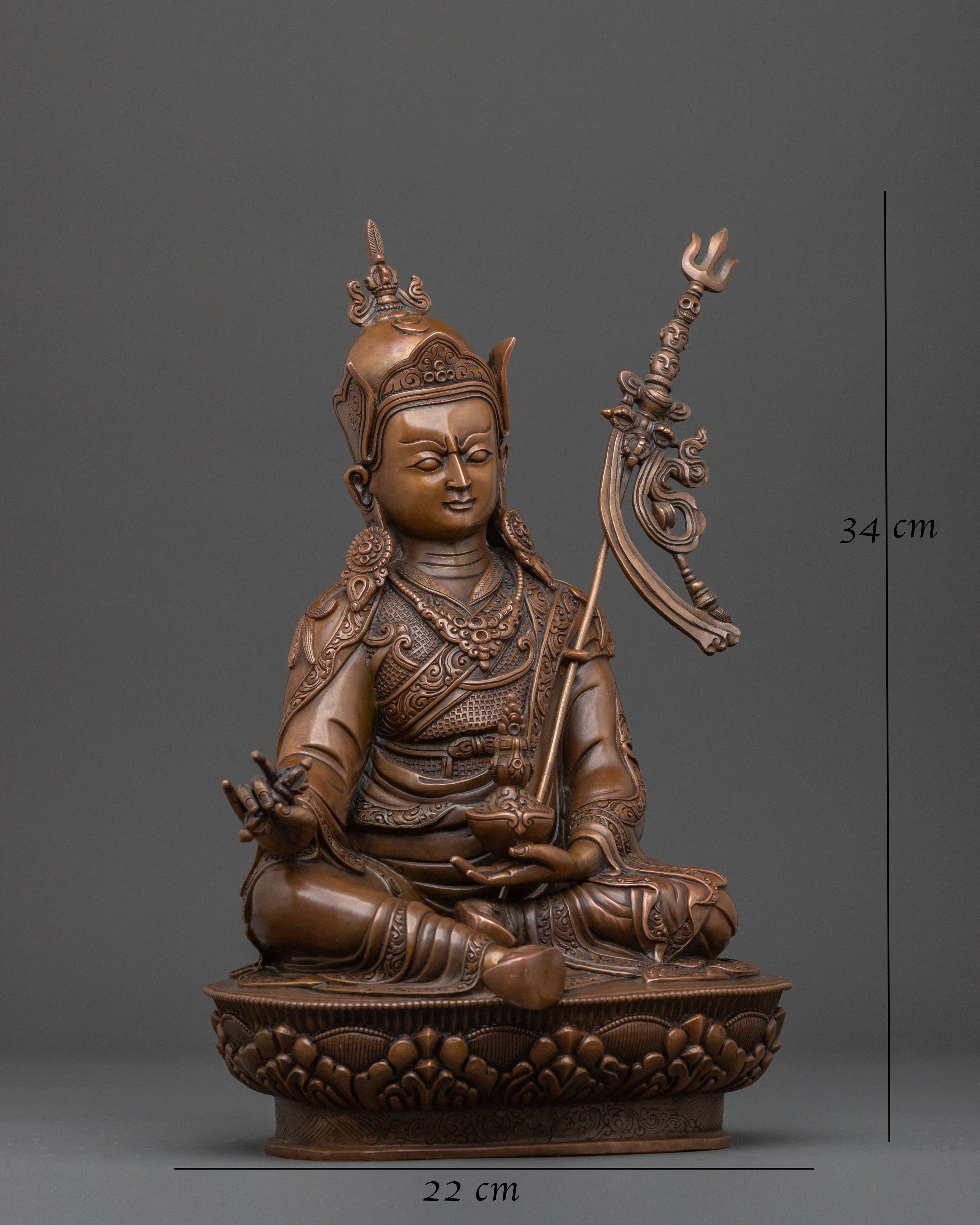 Guru Rinpoche Statue with Eight Manifestations | Home Decor