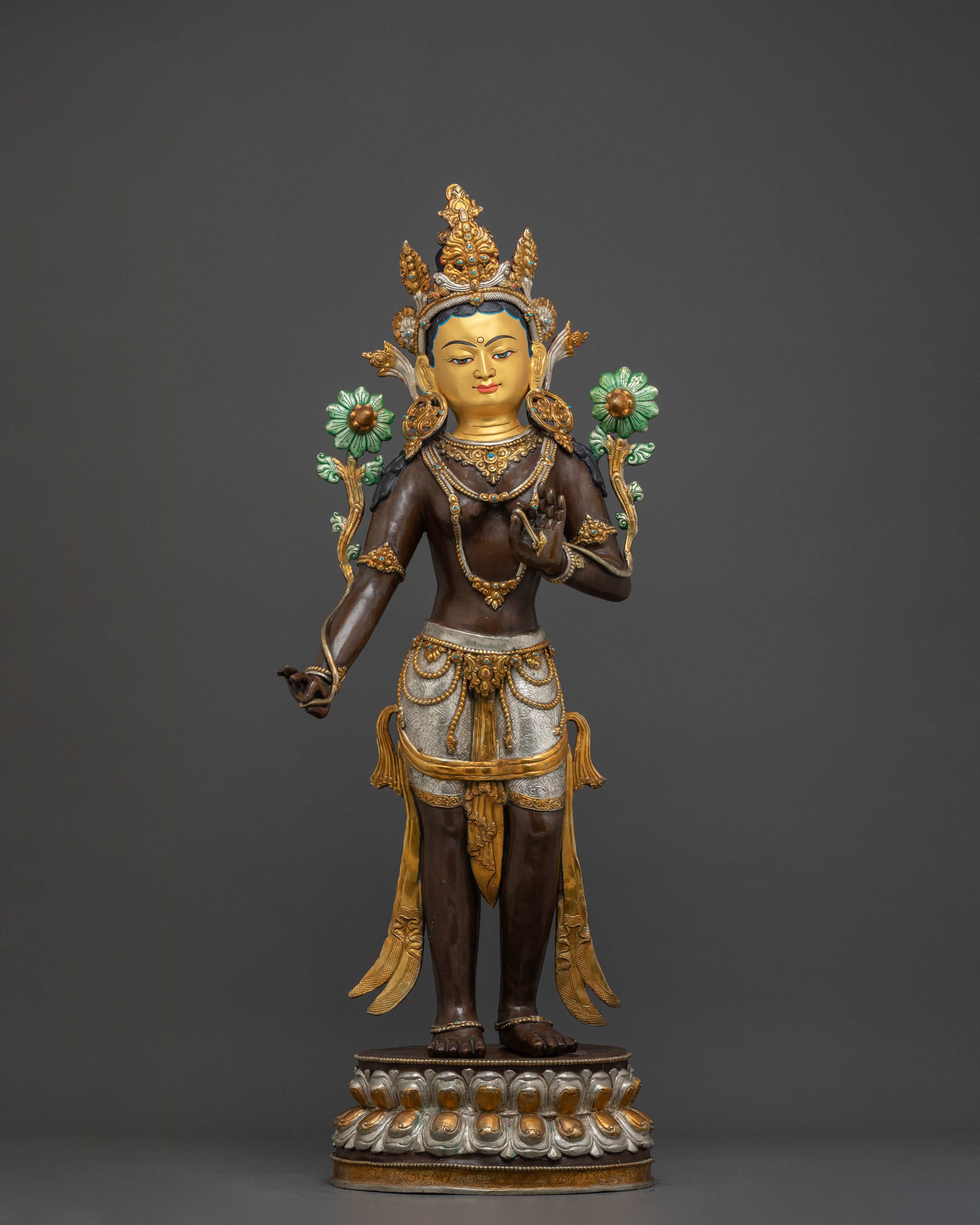 Standing Tara Sacred Sculpture | Divine Goddess