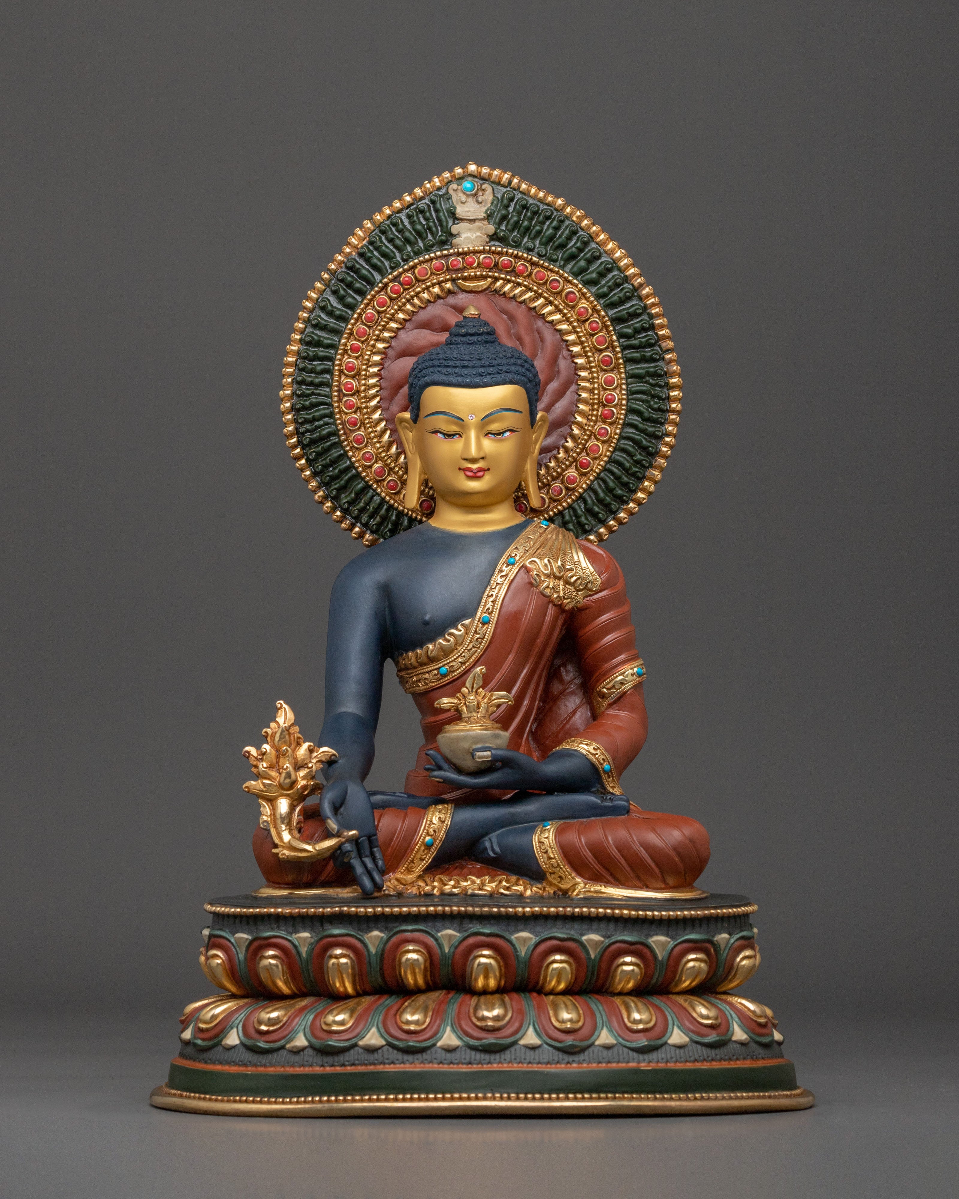 Three Buddhas Statue Collection: Sacred Set