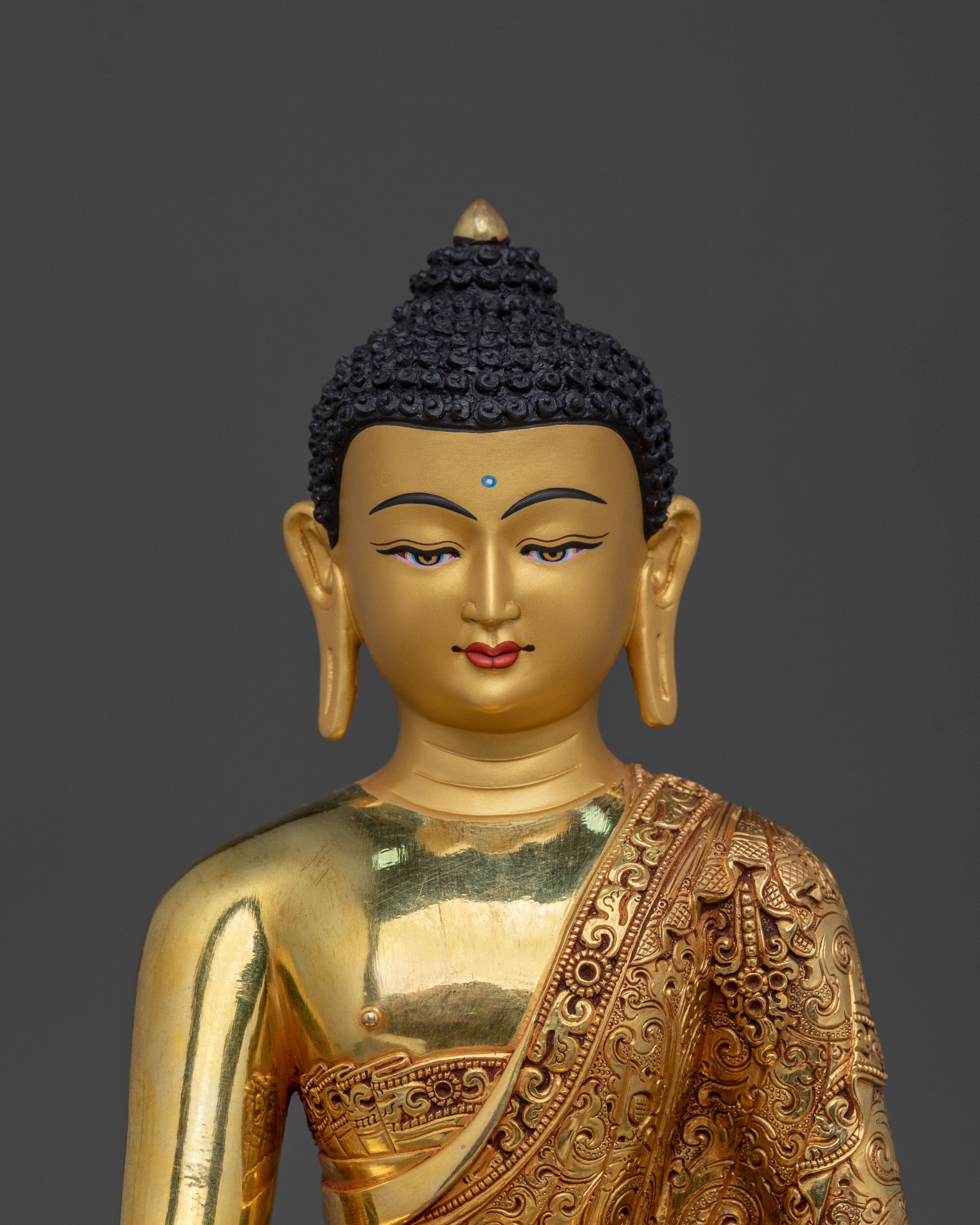 Sacred Three Buddhas Sculpture Set | Home Decor
