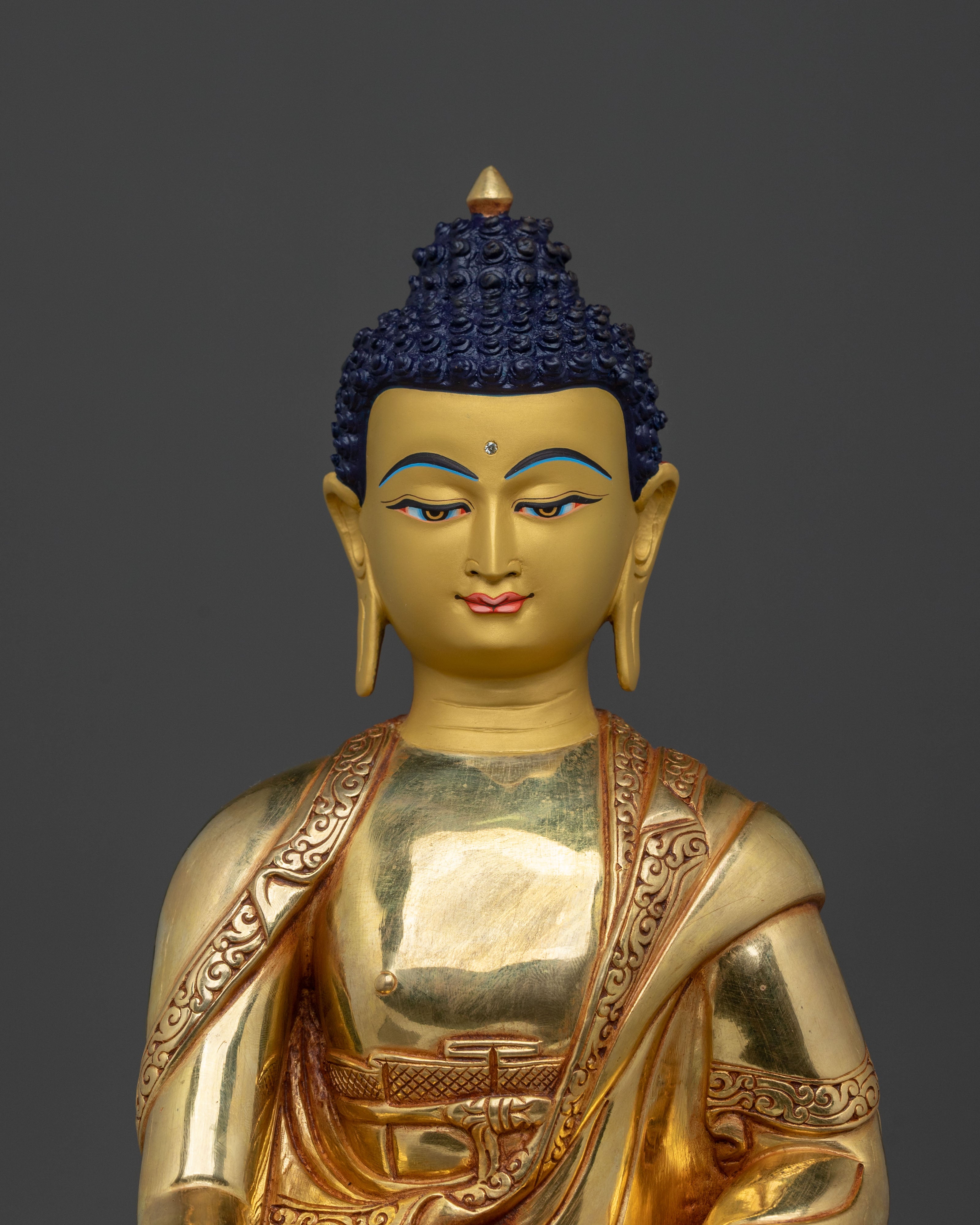 Handmade Five Buddha Statue Set | Sacred Collection