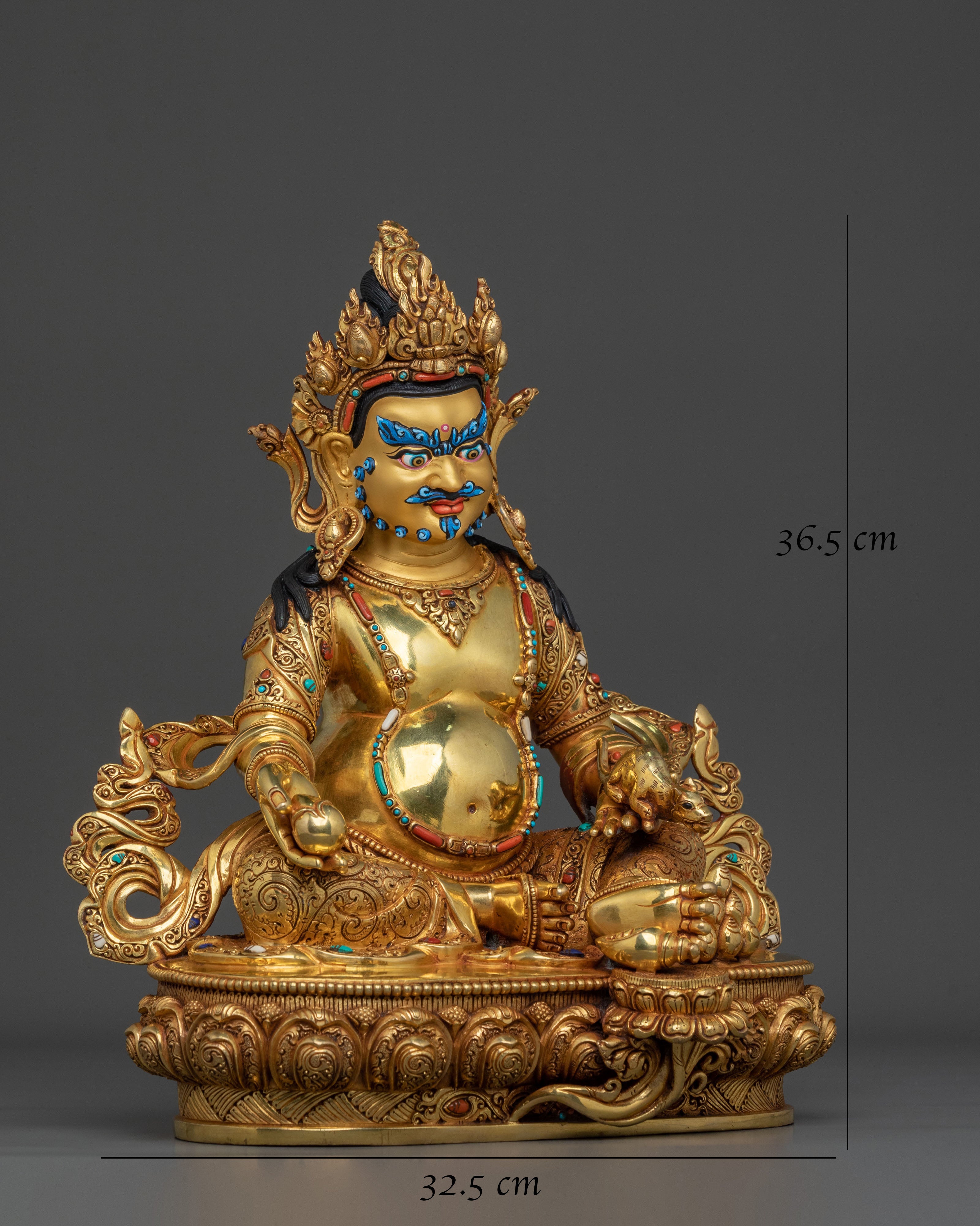 Four Dzambhala Statue Collection | Sacred Abundance Set