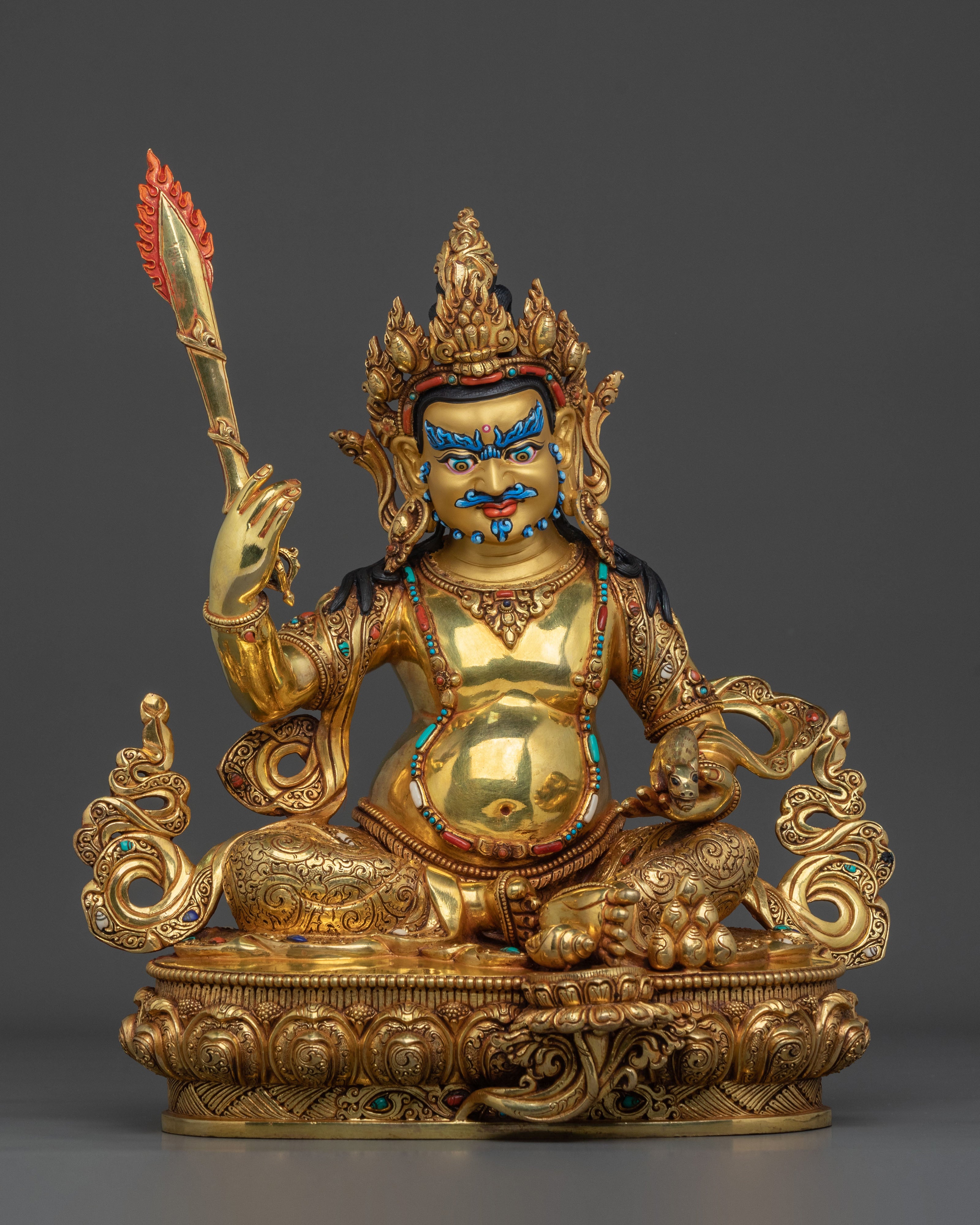 Four Dzambhala Statue Collection | Sacred Abundance Set