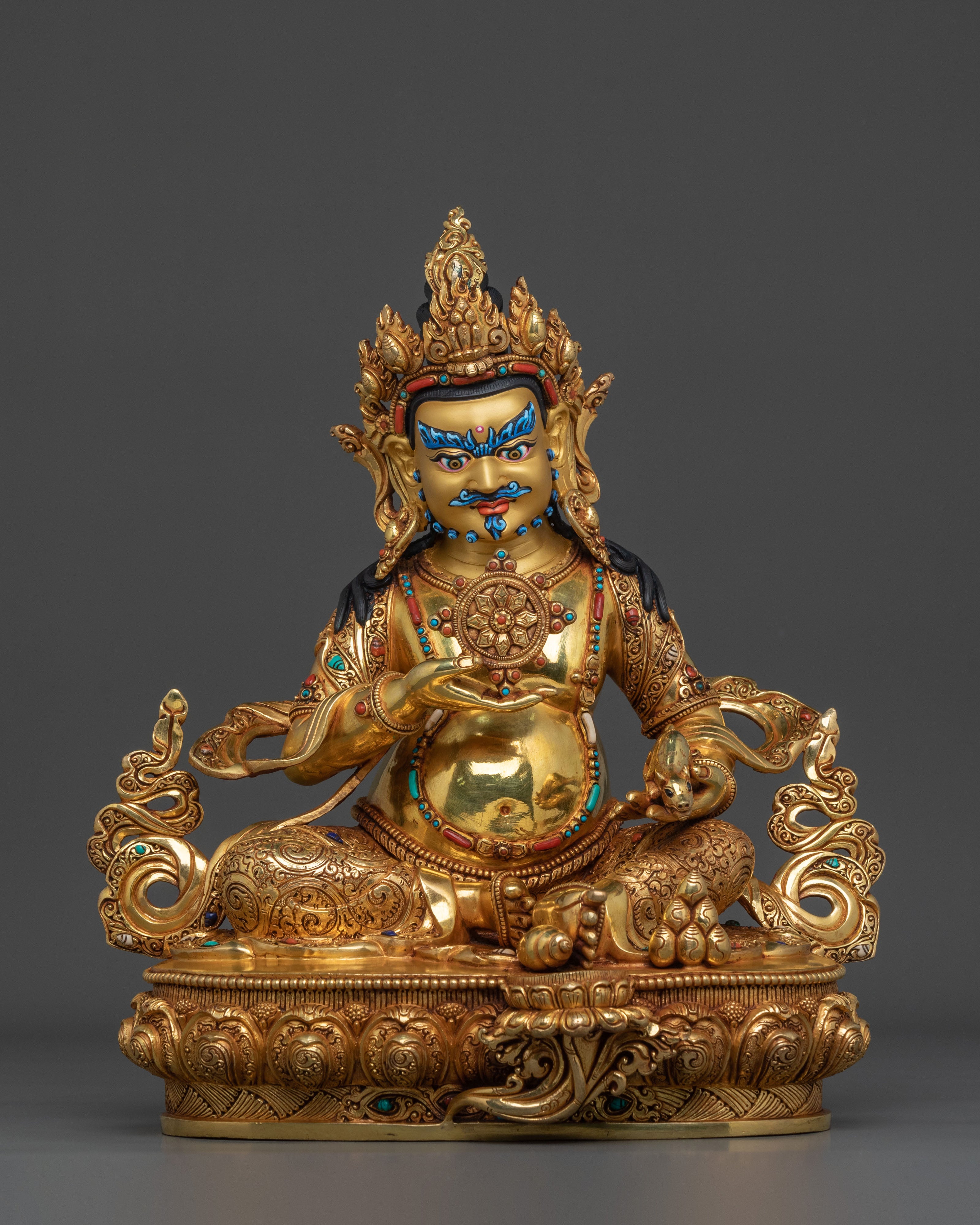 Four Dzambhala Statue Collection | Sacred Abundance Set