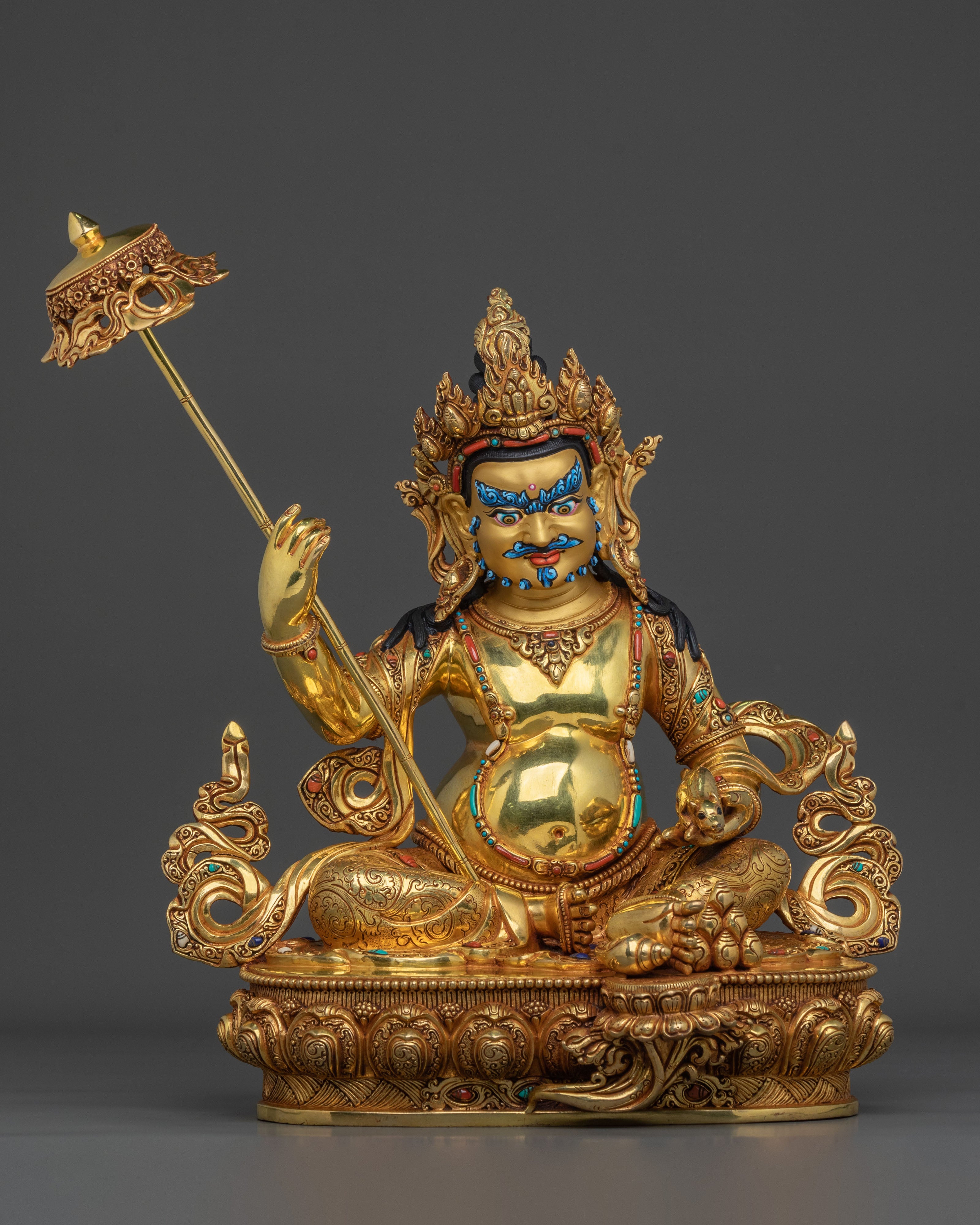 Four Dzambhala Statue Collection | Sacred Abundance Set