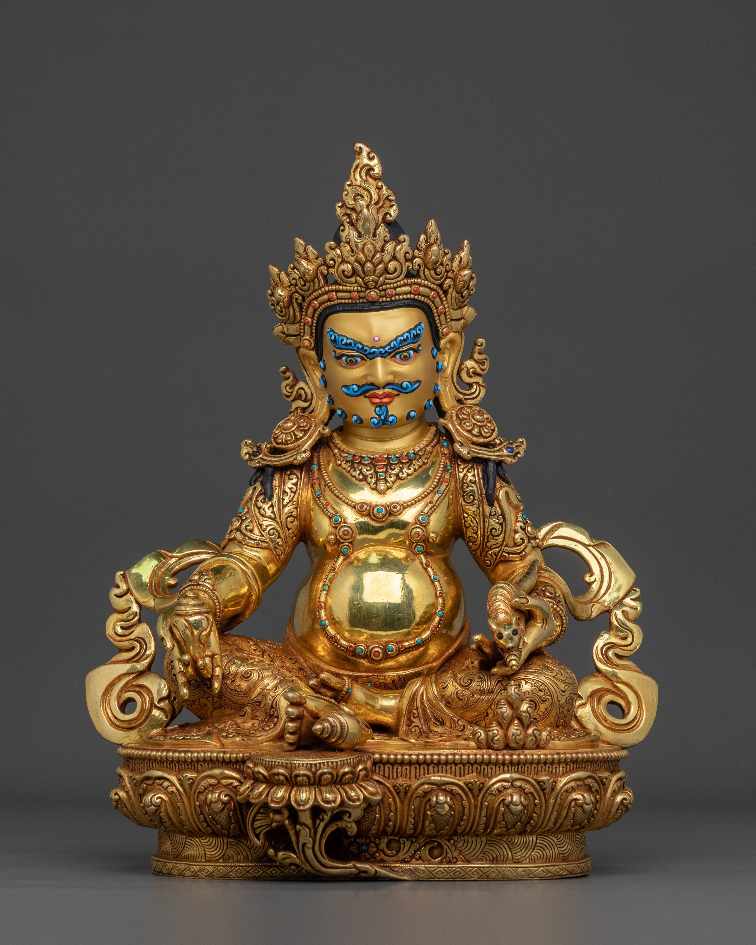 Five Dzambhala Statue Set | Sacred Buddhist Collection