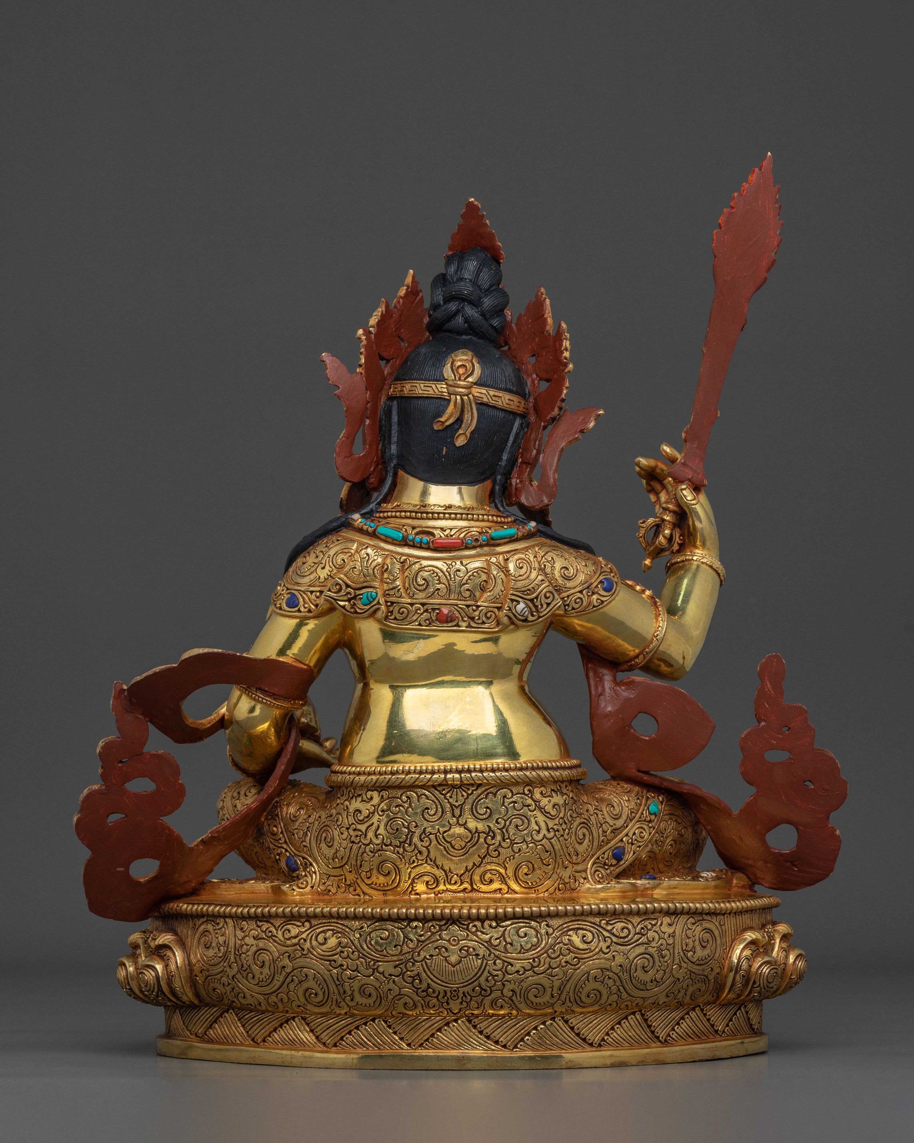 Five Dzambhala Statue Set | Sacred Buddhist Collection
