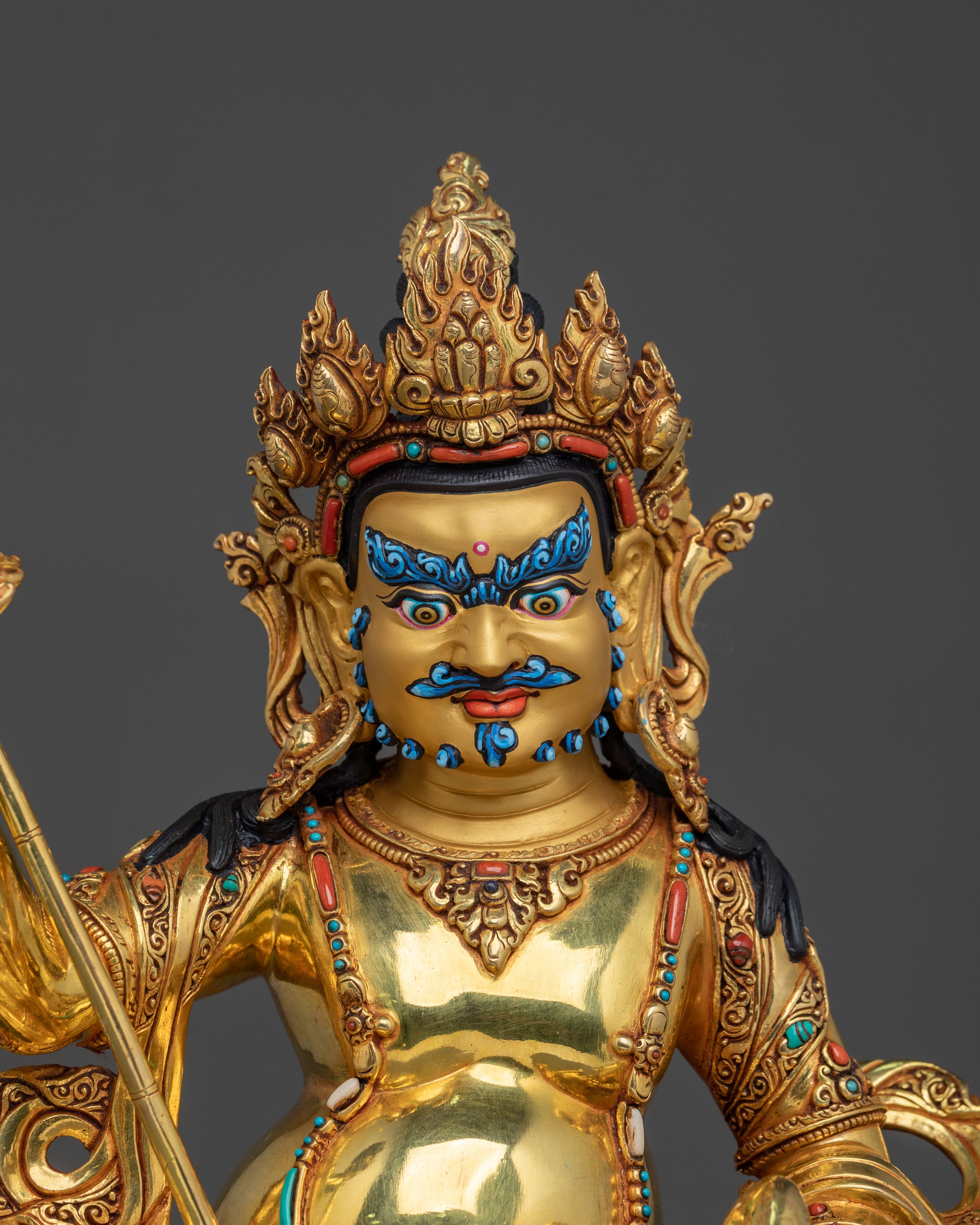 Five Dzambhala Statue Set | Sacred Buddhist Collection