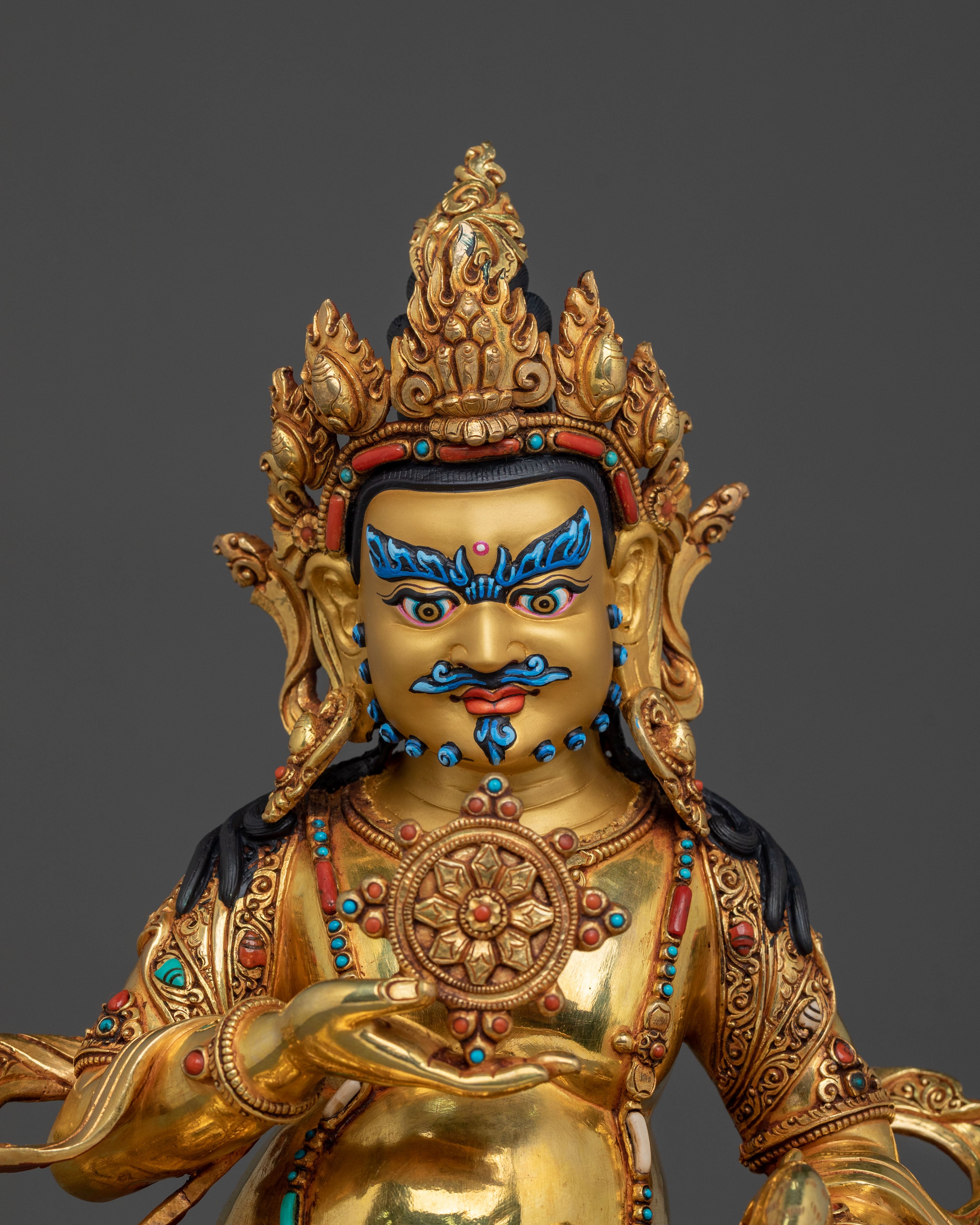 Five Dzambhala Statue Set | Sacred Buddhist Collection