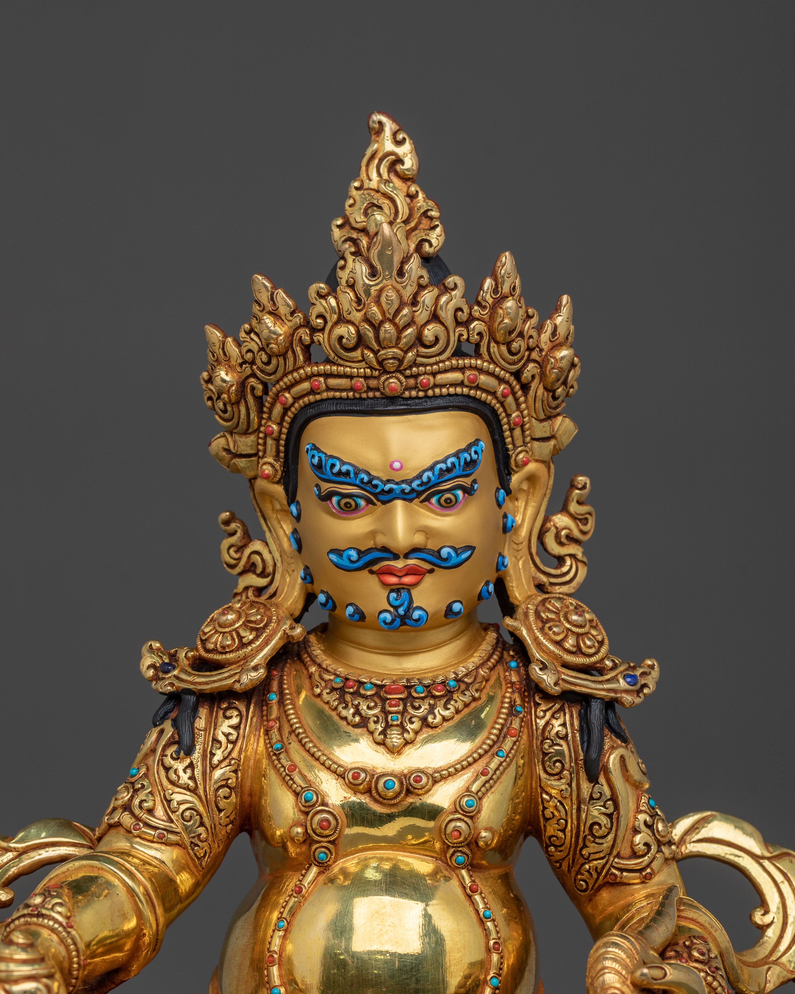 Five Dzambhala Statue Set | Sacred Buddhist Collection