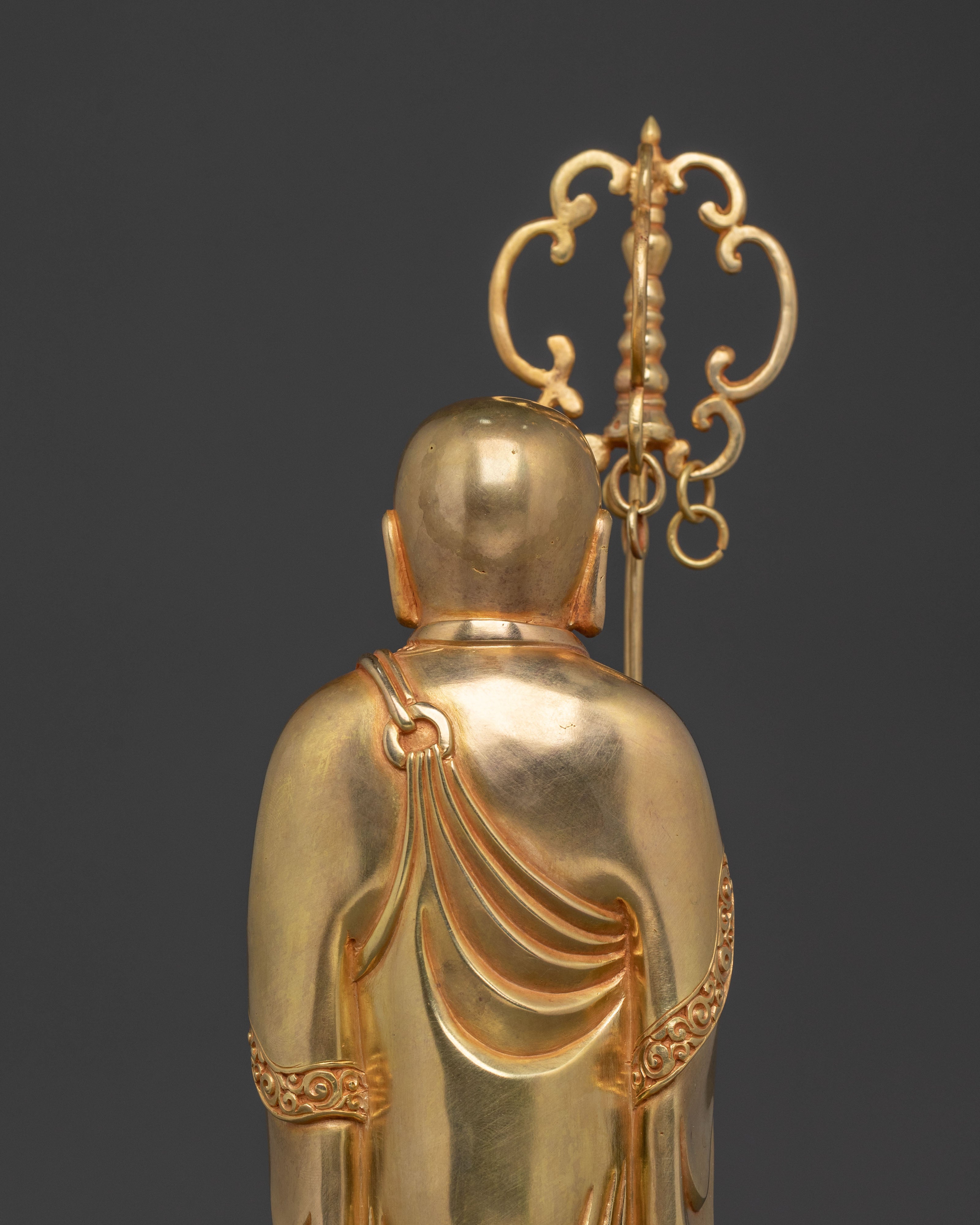Standing Kshitigarbha Sacred Statue | Home Decor