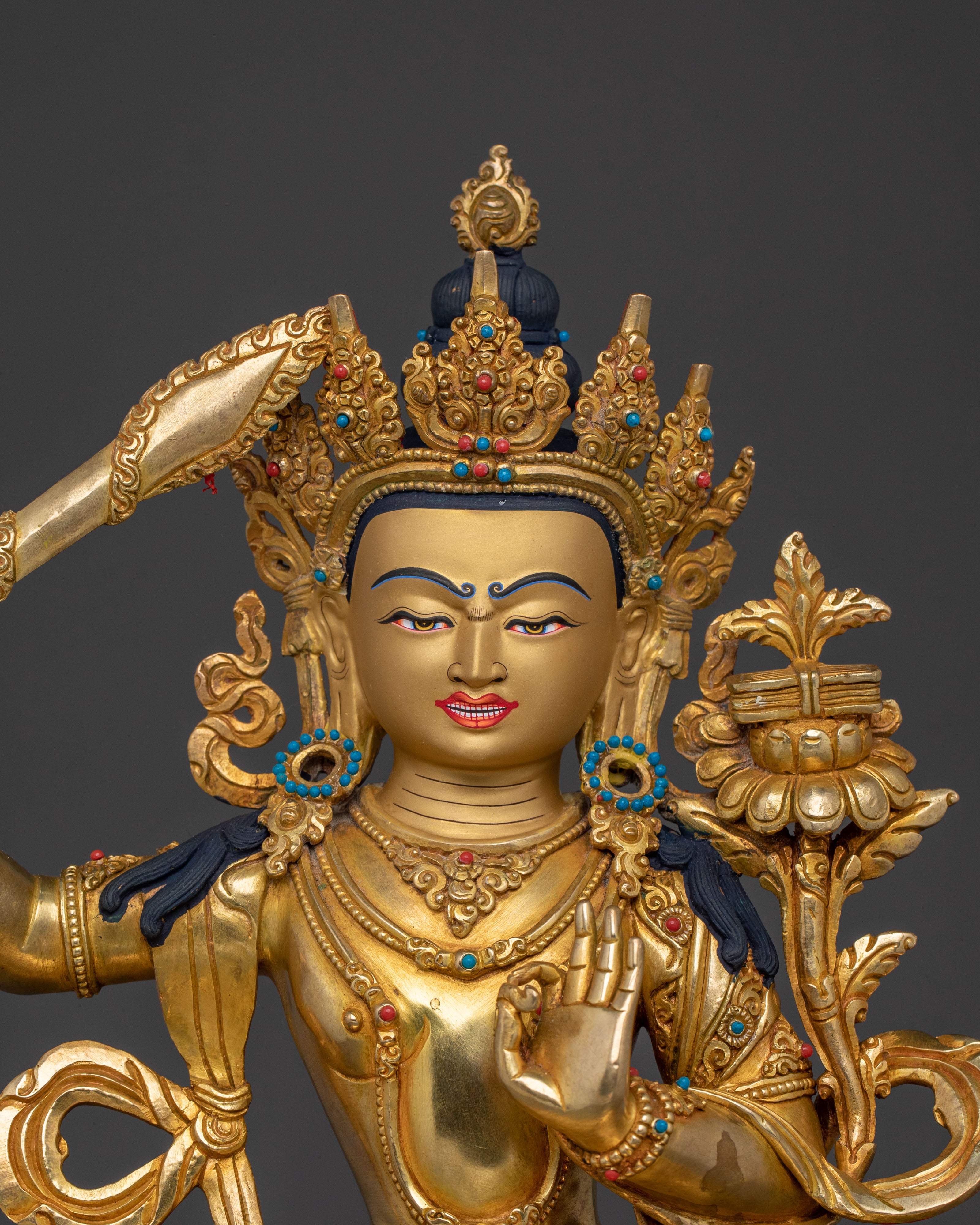Manjushri Divine Statue Collection | Tibetan Buddhist Figurines
